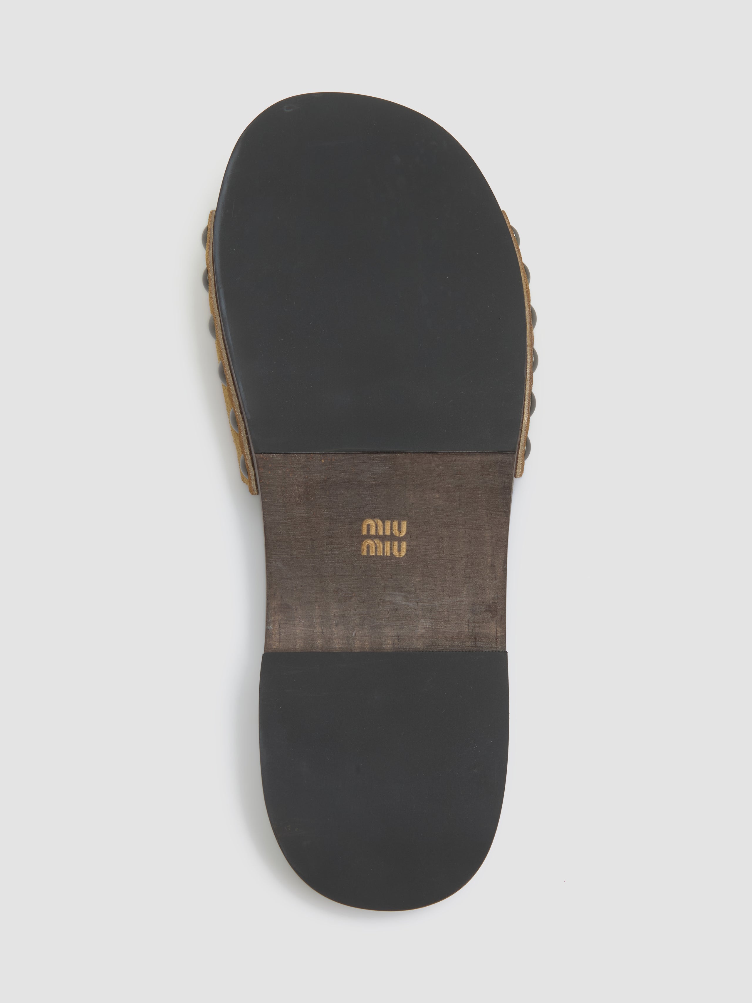 Faded Suede Clogs in Cinnamon