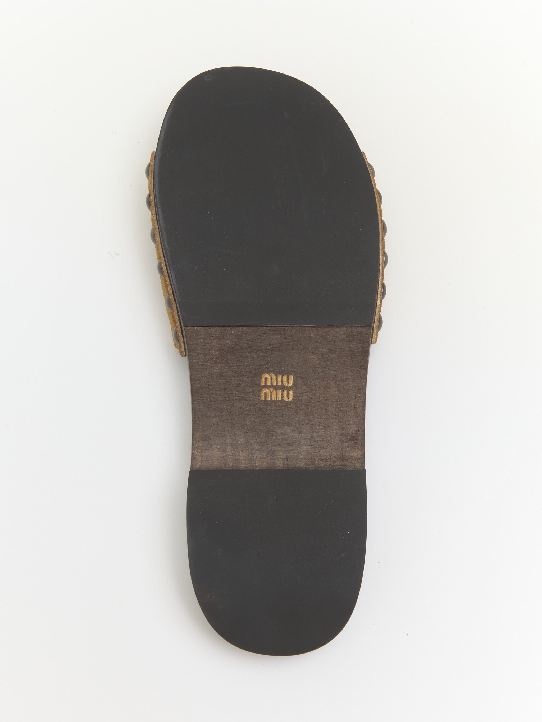 Faded Suede Clogs in Cinnamon