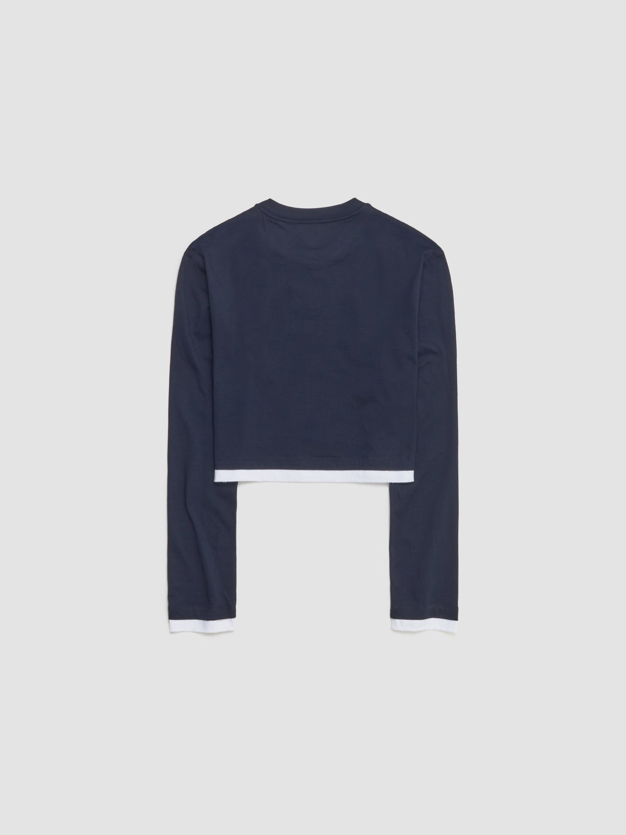 Long Sleeve Jersey T-Shirt in Navy