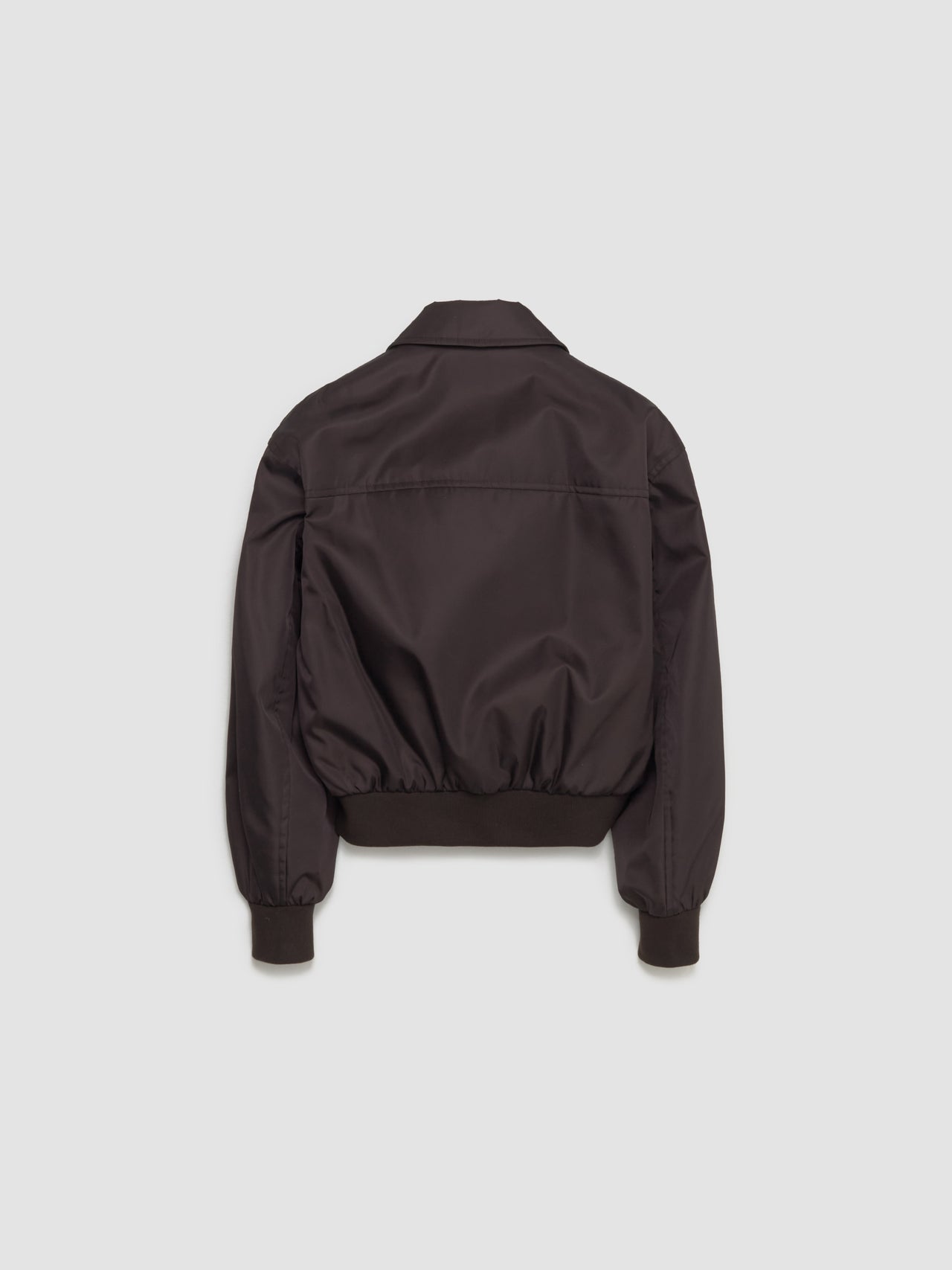 Re-Nylon Blouson Jacket in Dark Brown