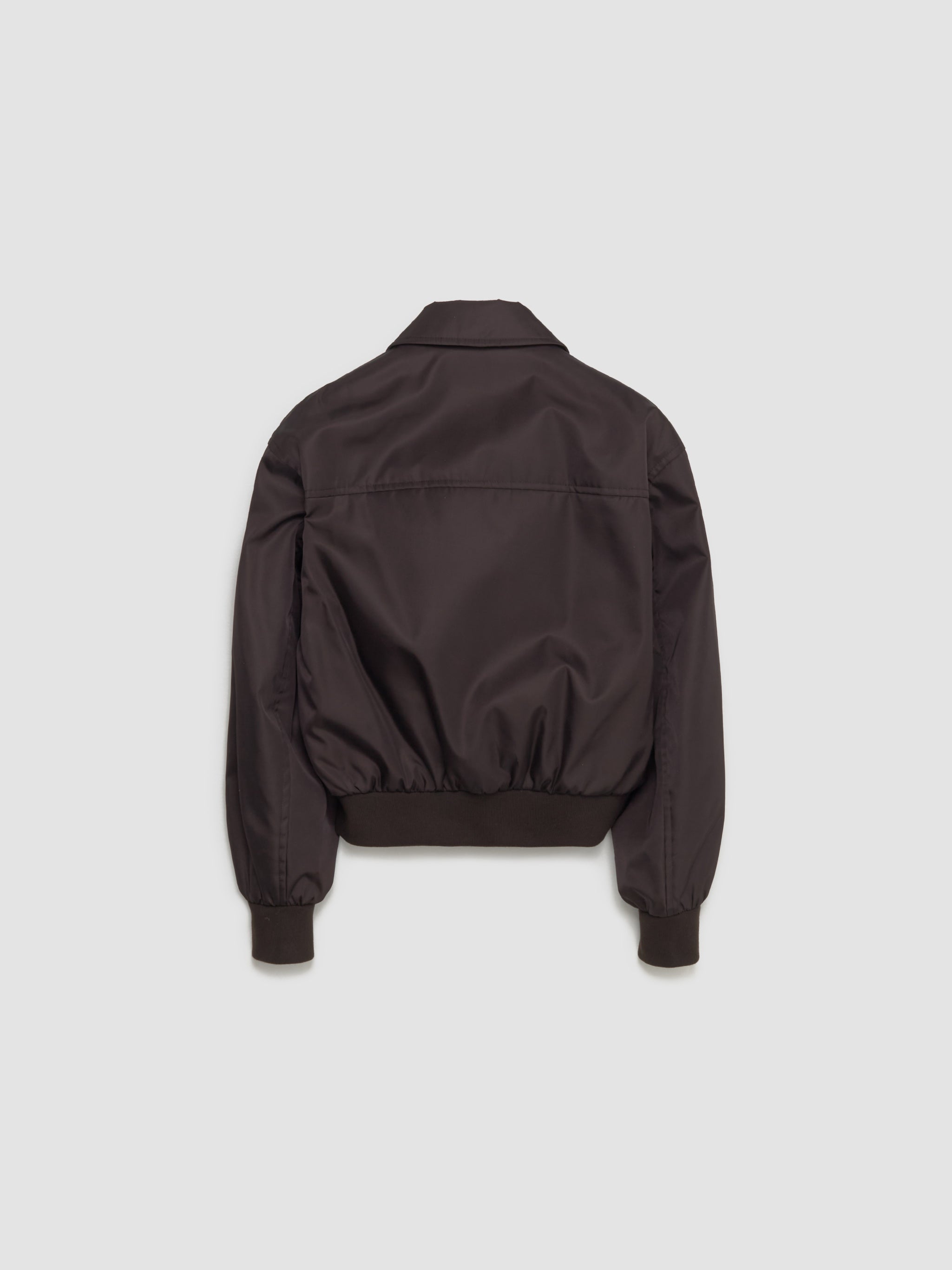 Re-Nylon Blouson Jacket in Dark Brown