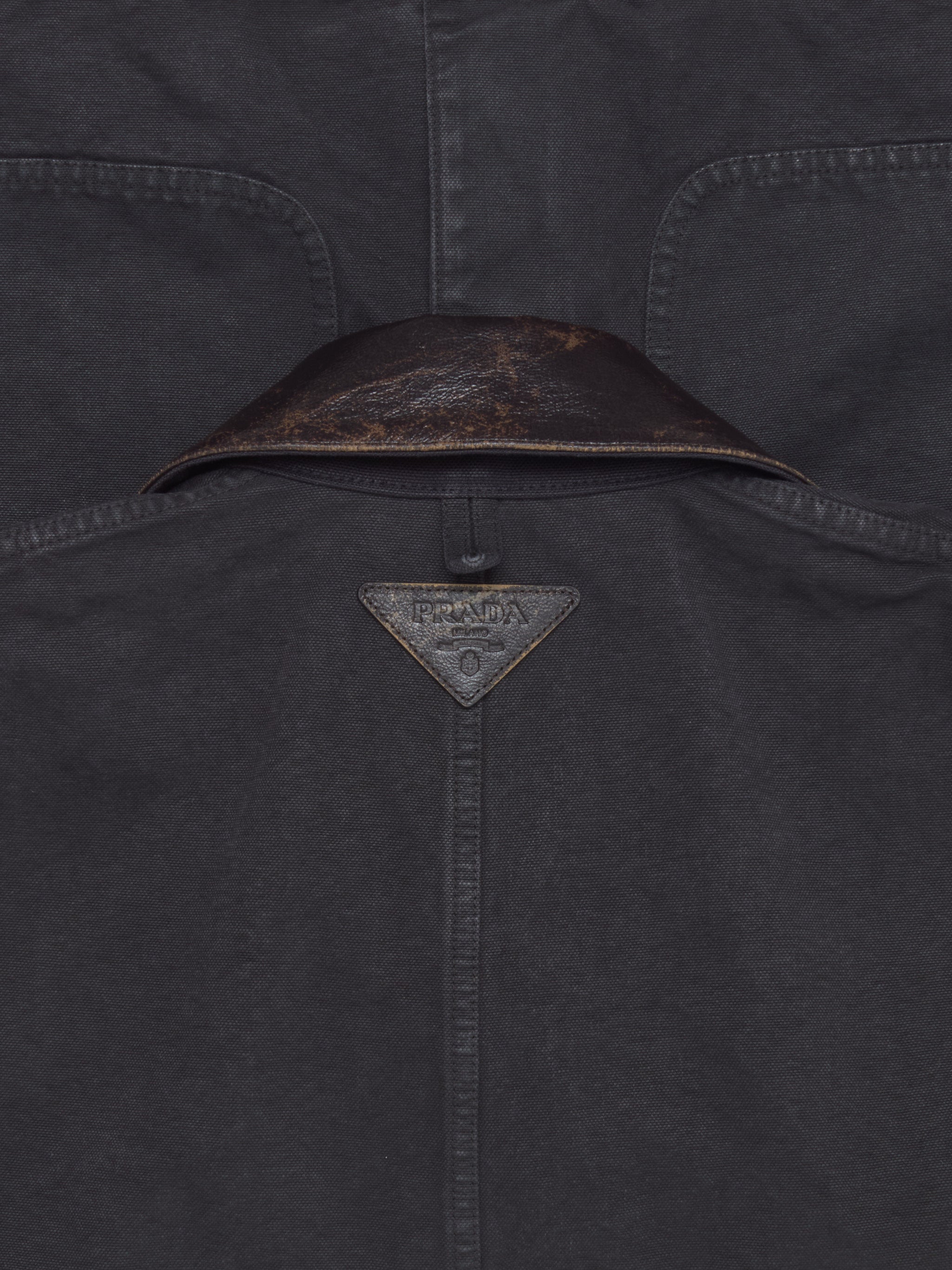 Canvas Work Jacket in Black