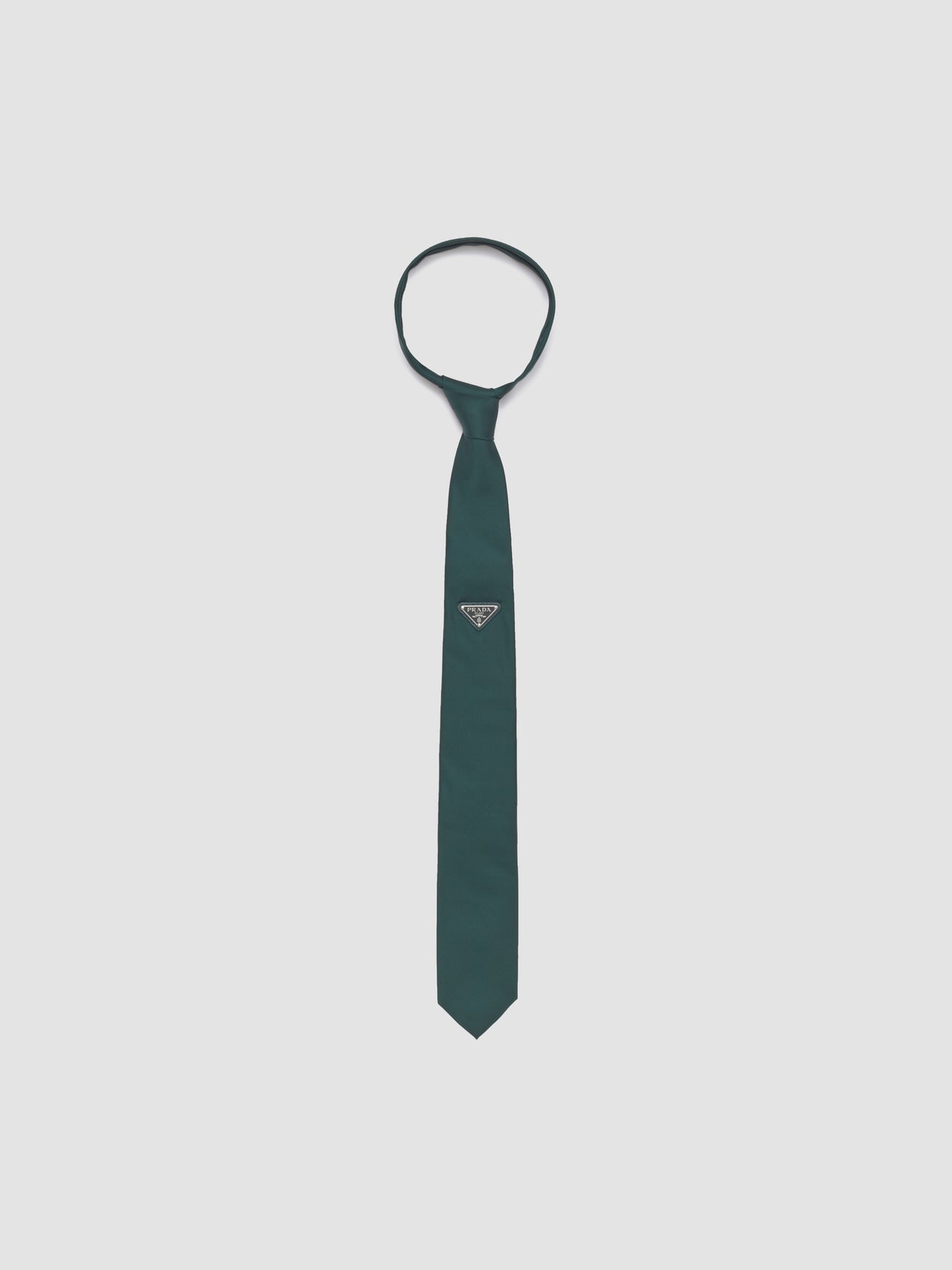 Re-Nylon Tie in Bottle Green