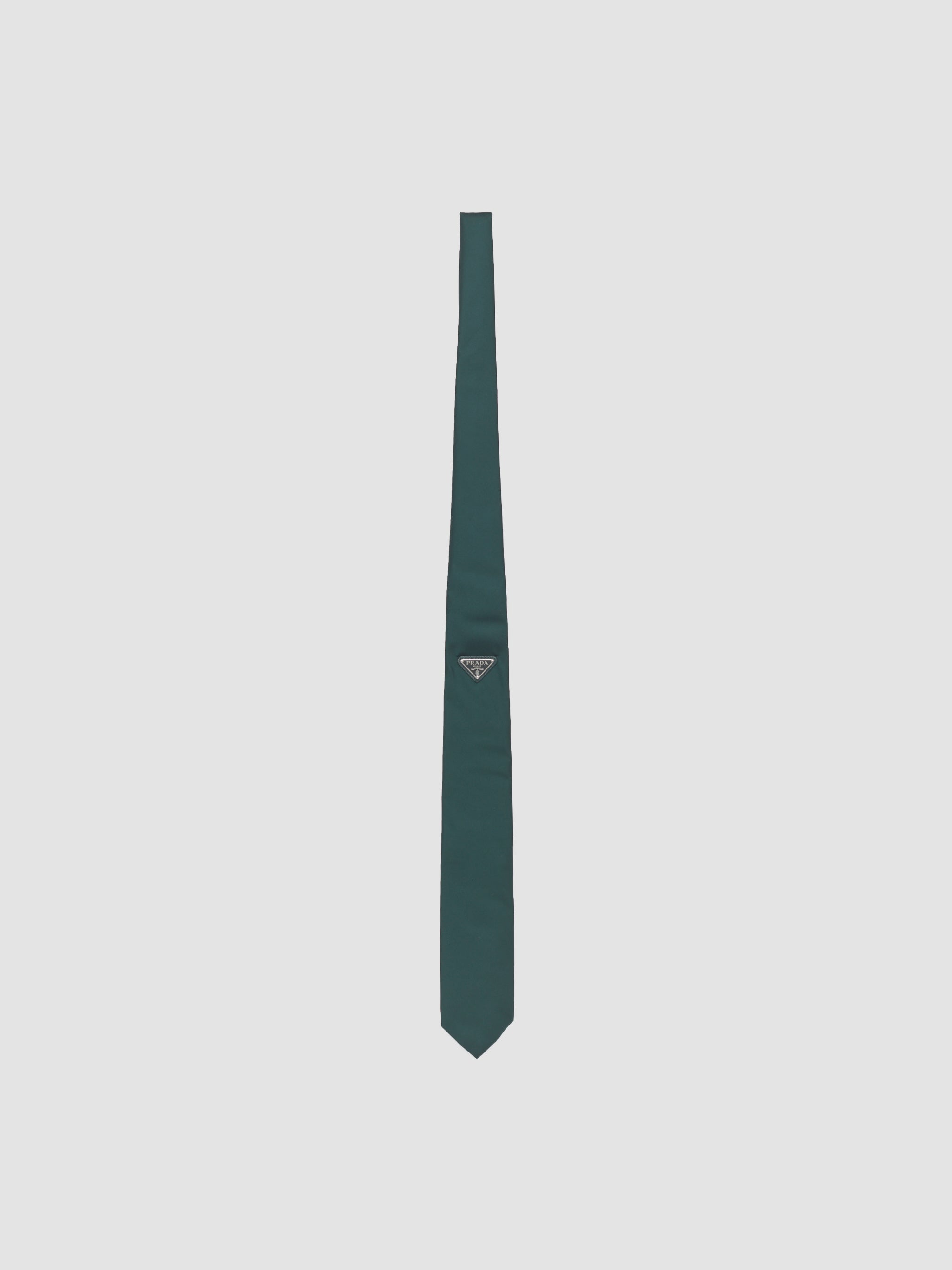 Re-Nylon Tie in Bottle Green