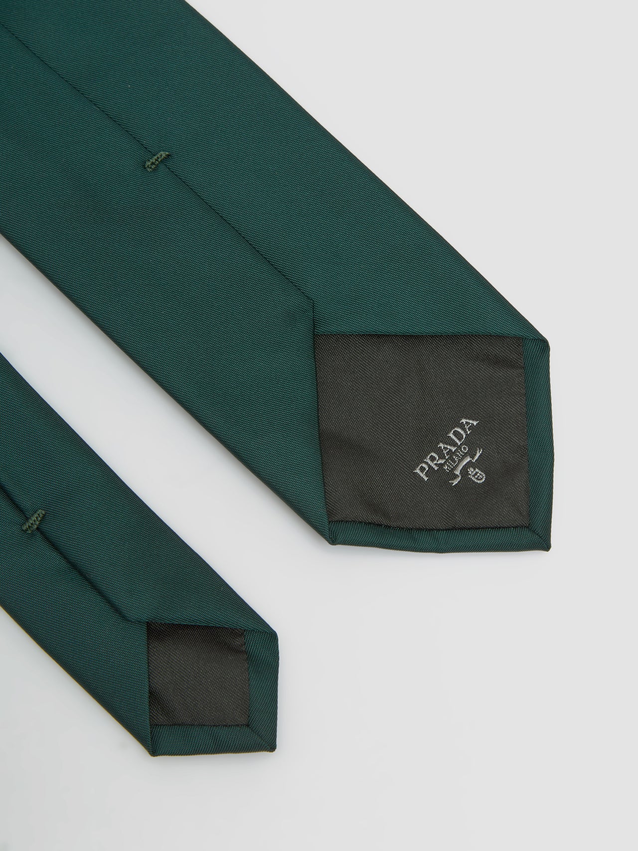 Re-Nylon Tie in Bottle Green