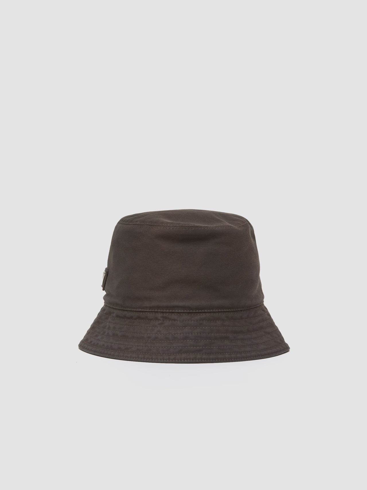 Cotton Bucket Hat in Ebony