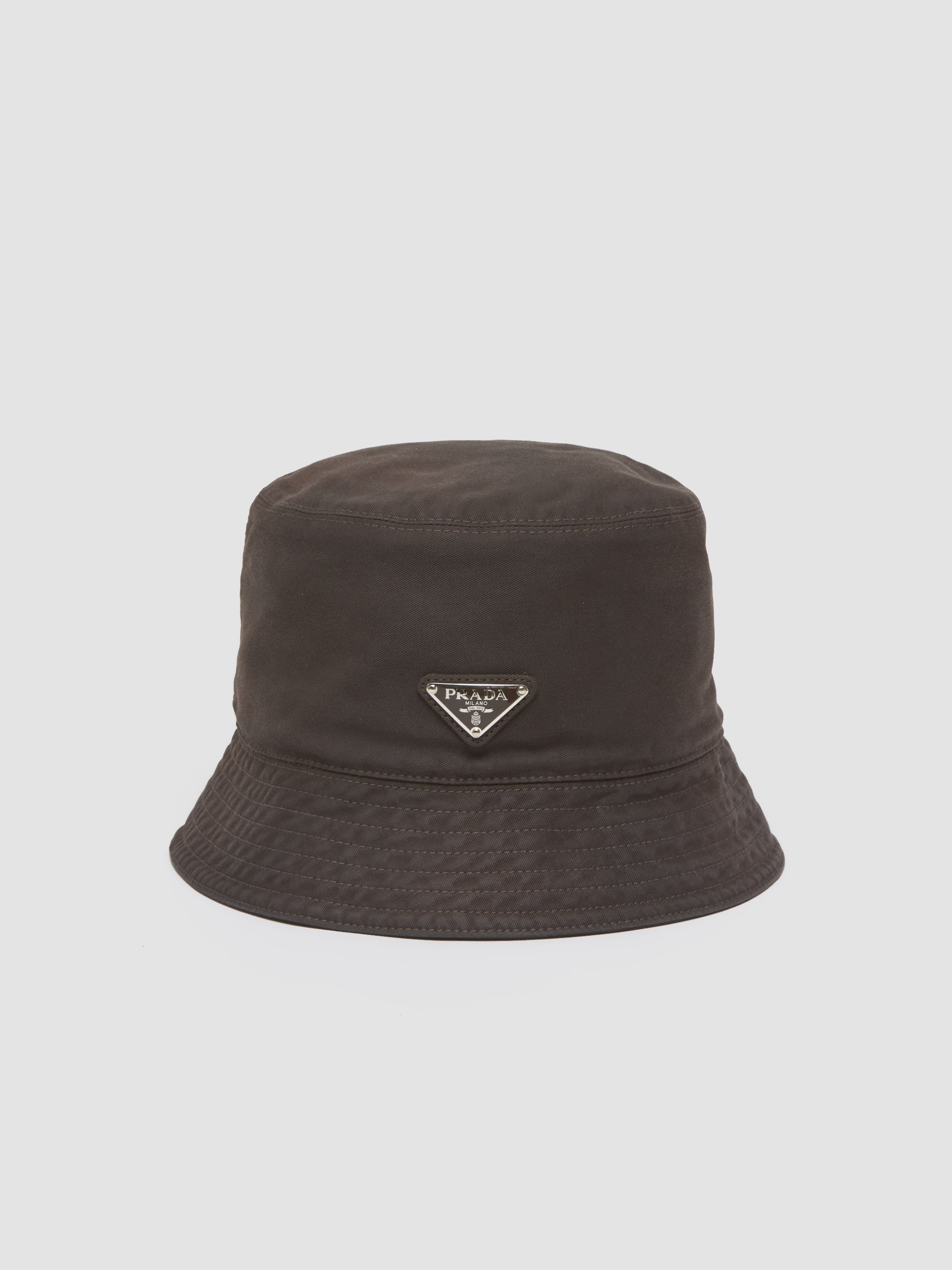 Cotton Bucket Hat in Ebony