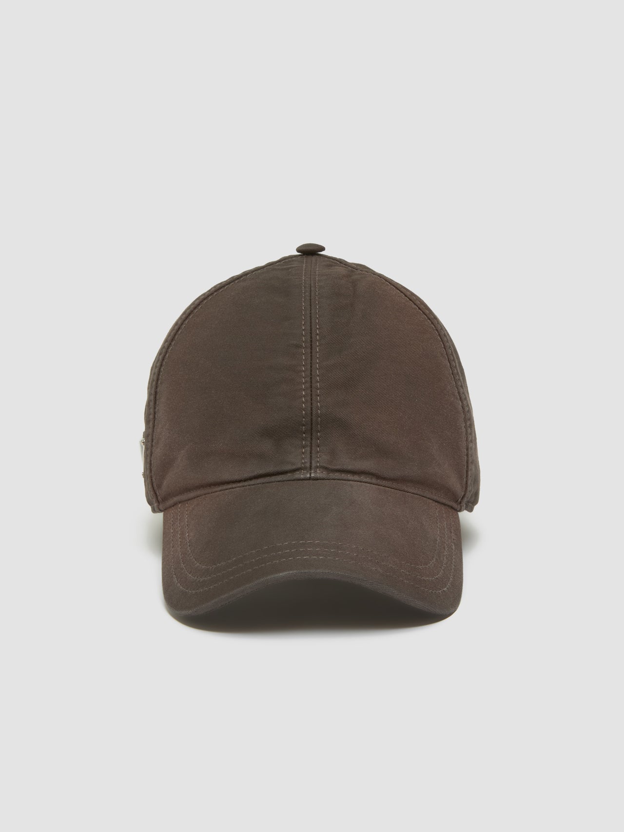 Cotton Baseball Cap in Ebony