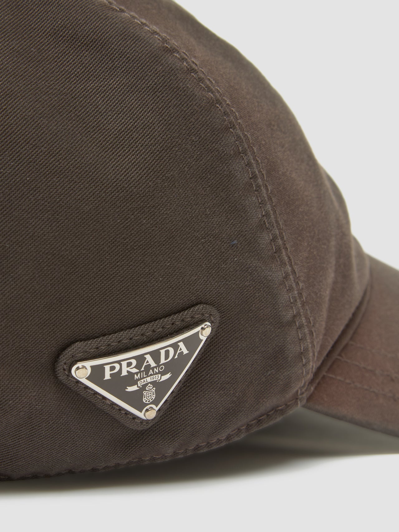 Cotton Baseball Cap in Ebony