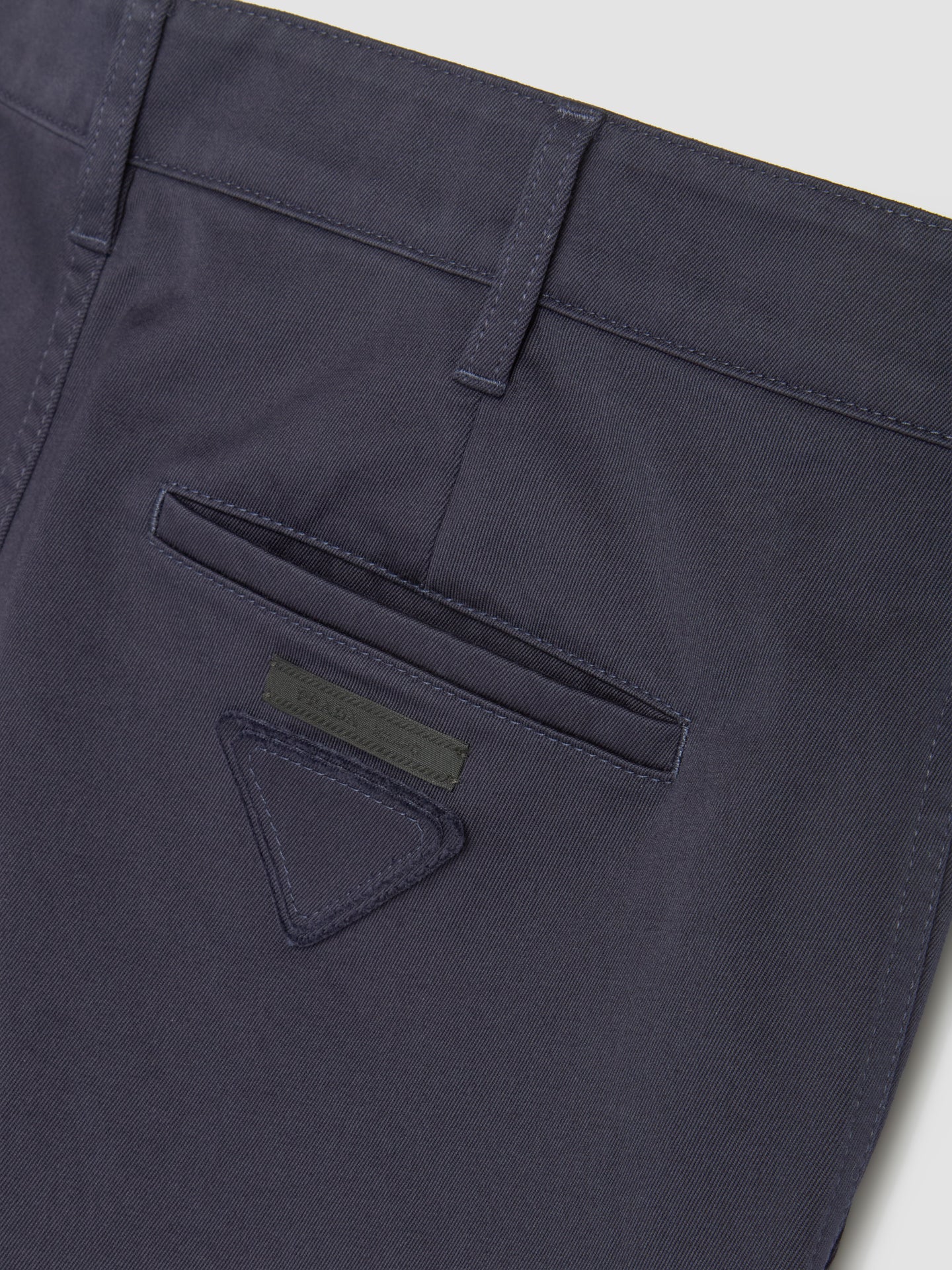 Cotton Chino Pants in Navy