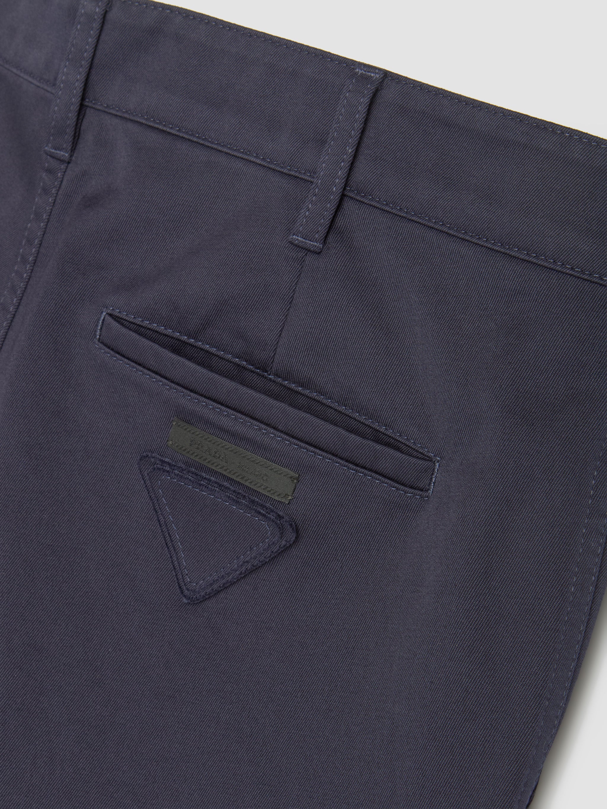 Cotton Chino Pants in Navy