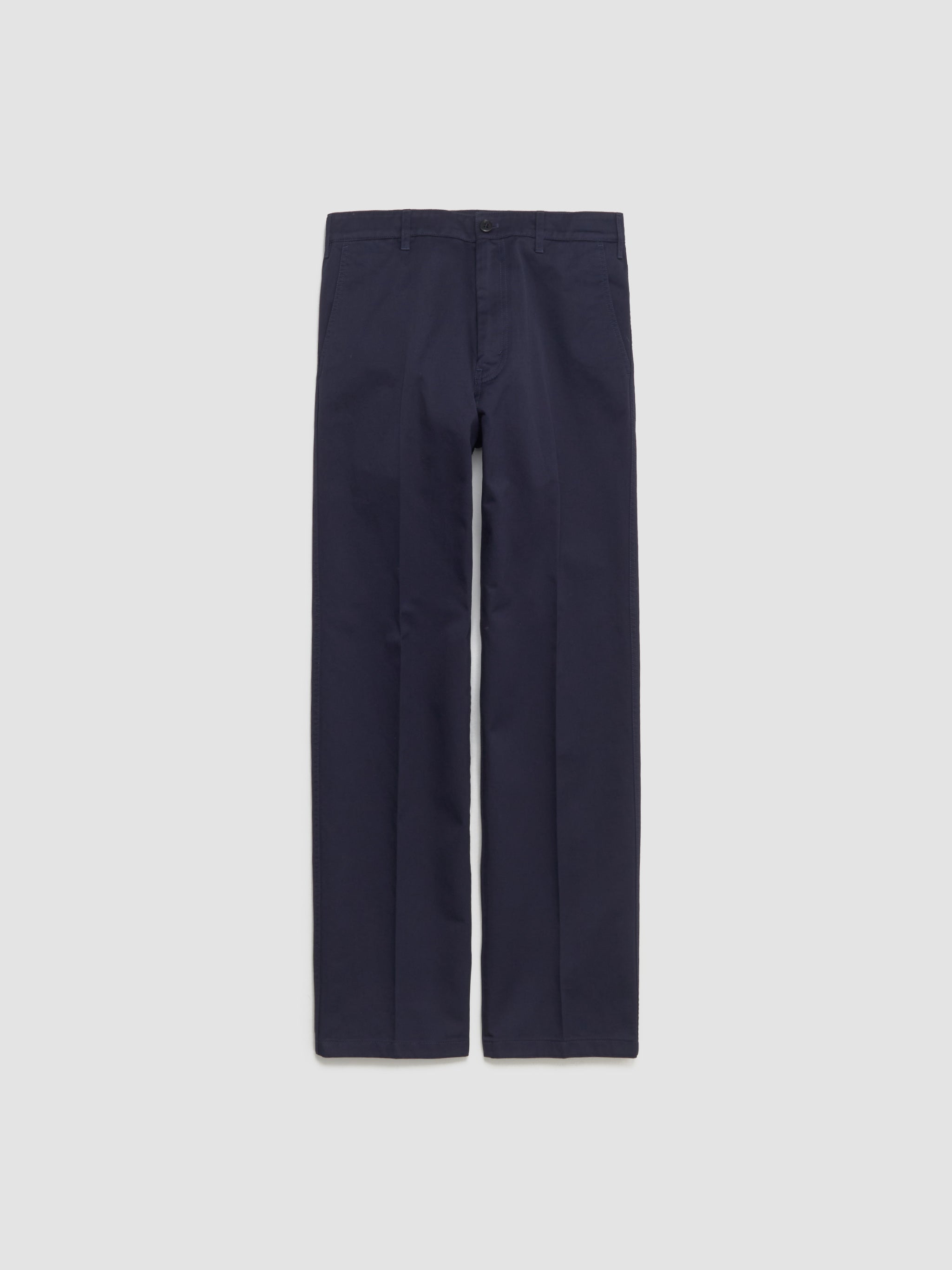 Cotton Chino Pants in Navy