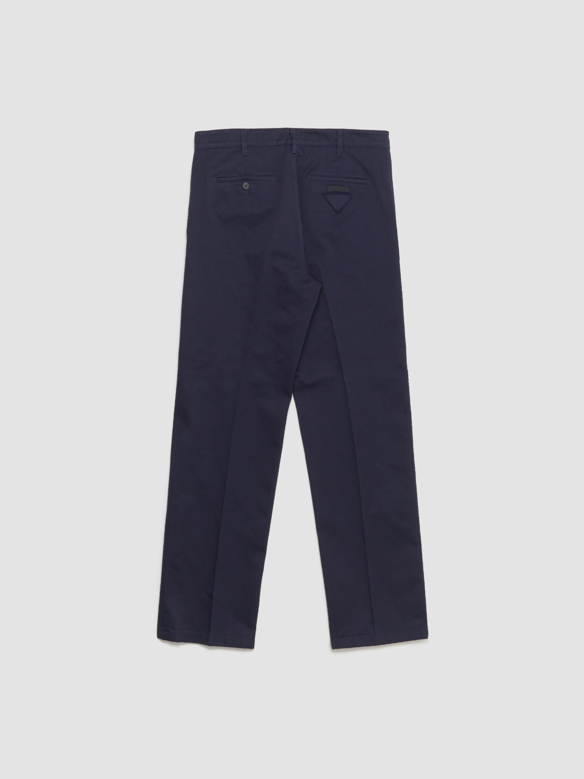 Cotton Chino Pants in Navy