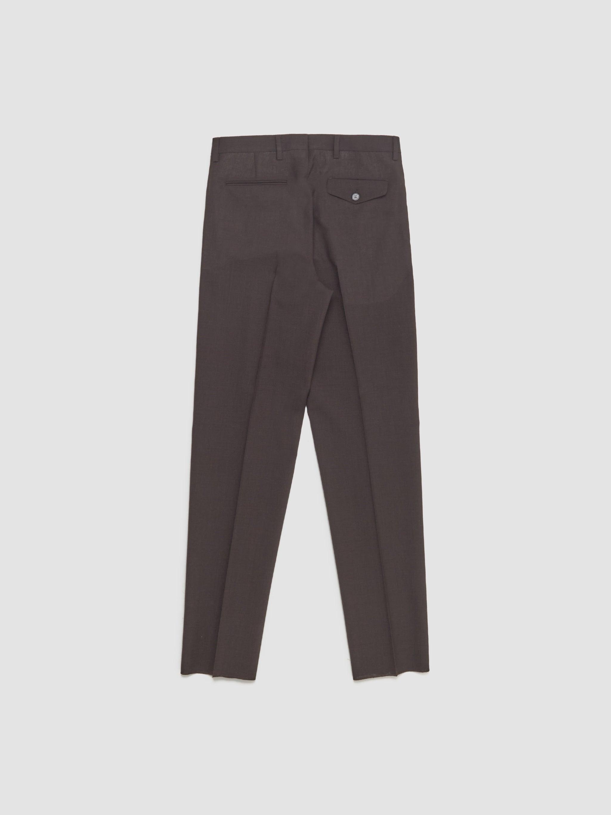 Wool Pants in Ebony