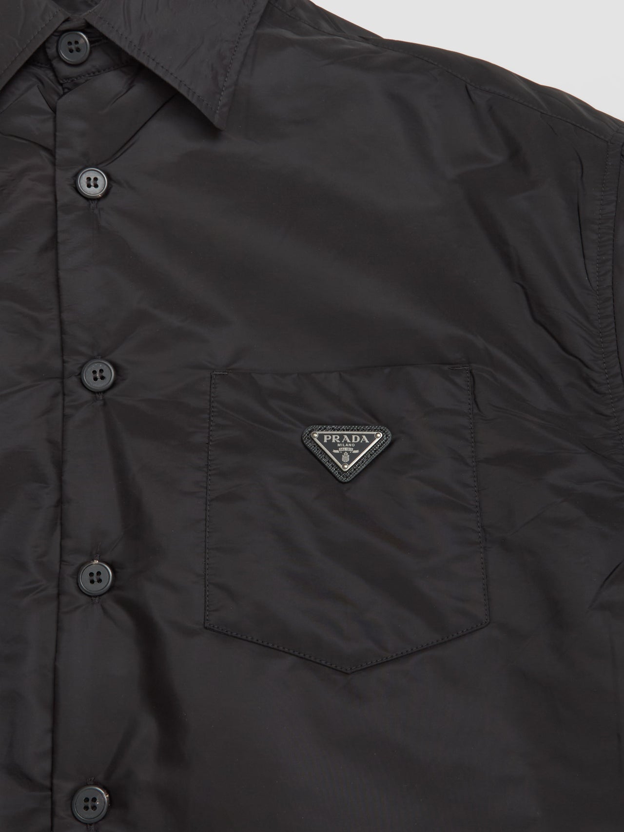 Light Re-Nylon Shirt in Black