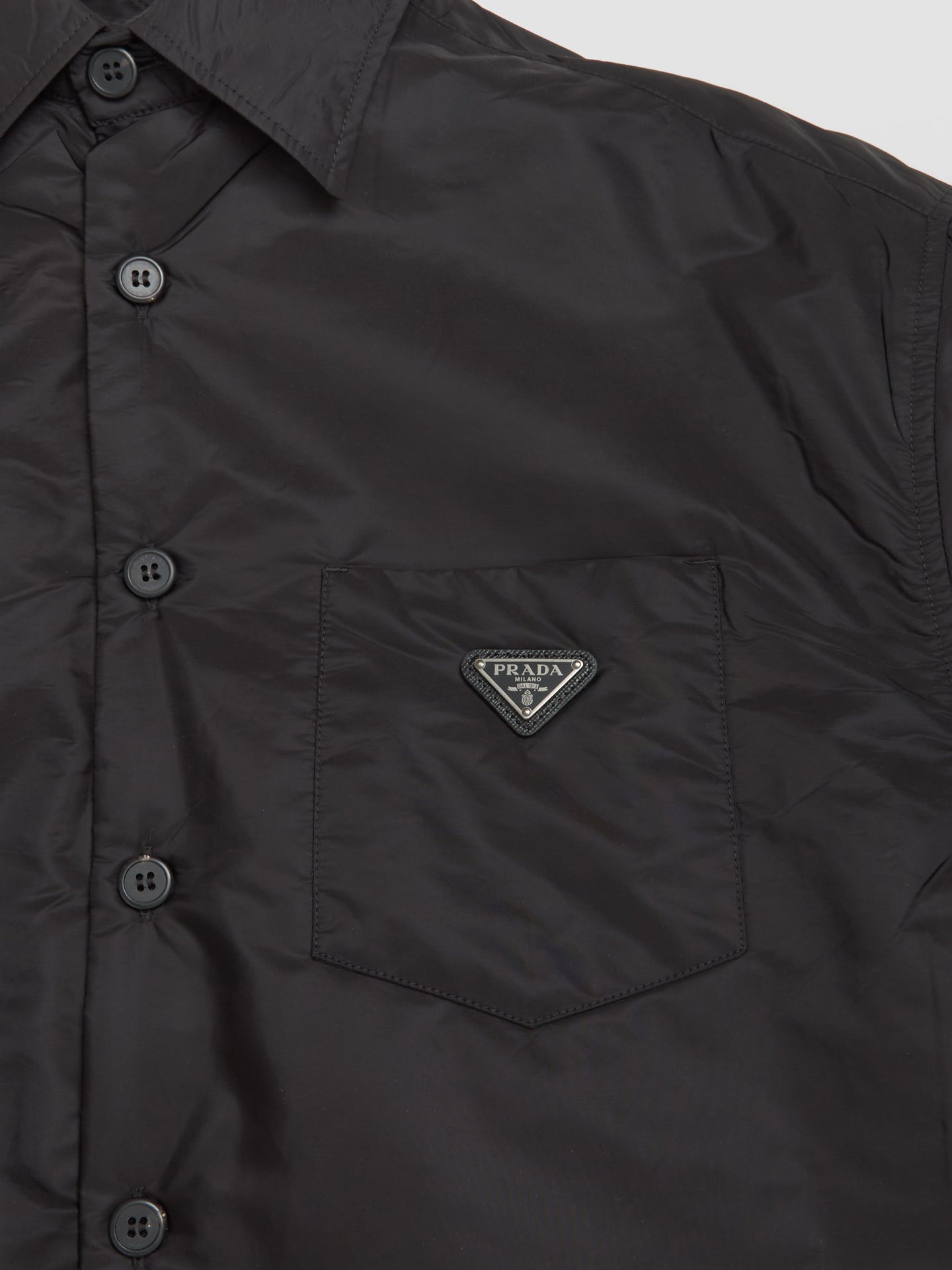 Light Re-Nylon Shirt in Black