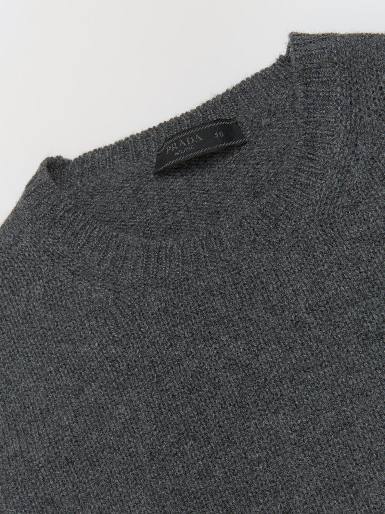 Cashmere Crewneck Sweater in Slate Grey