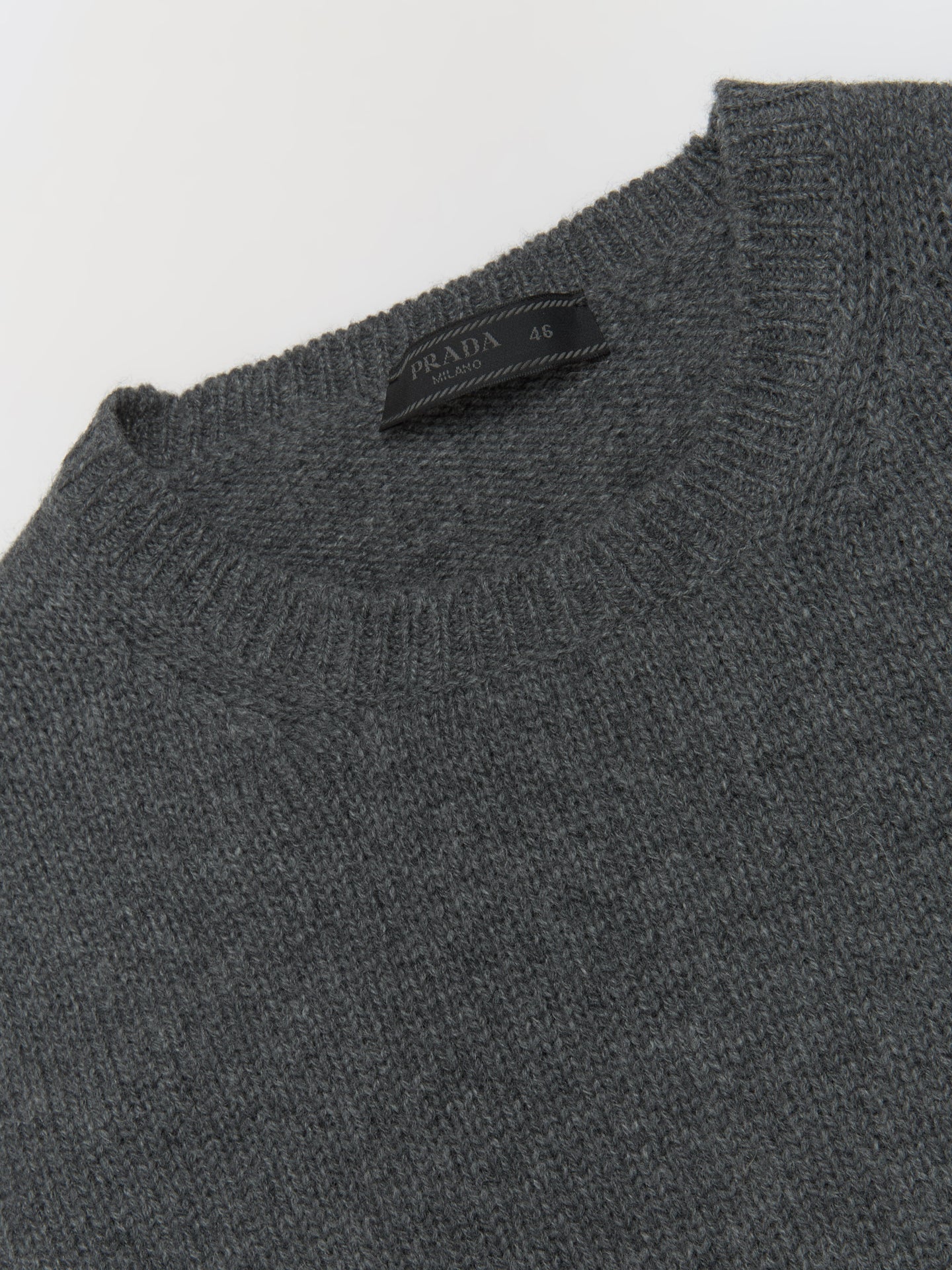 Cashmere Crewneck Sweater in Slate Grey