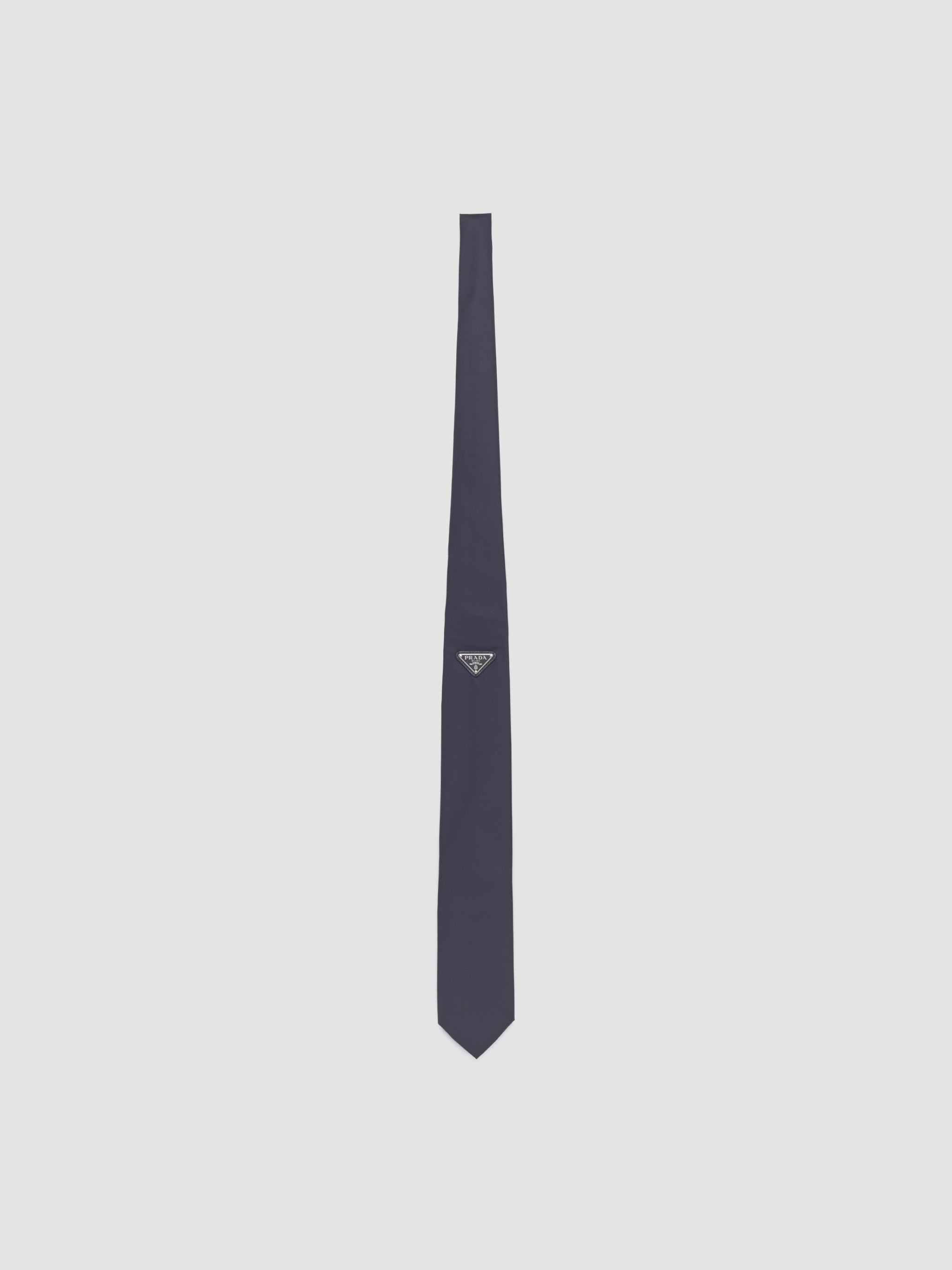 Re-Nylon Gabardine Tie in Black