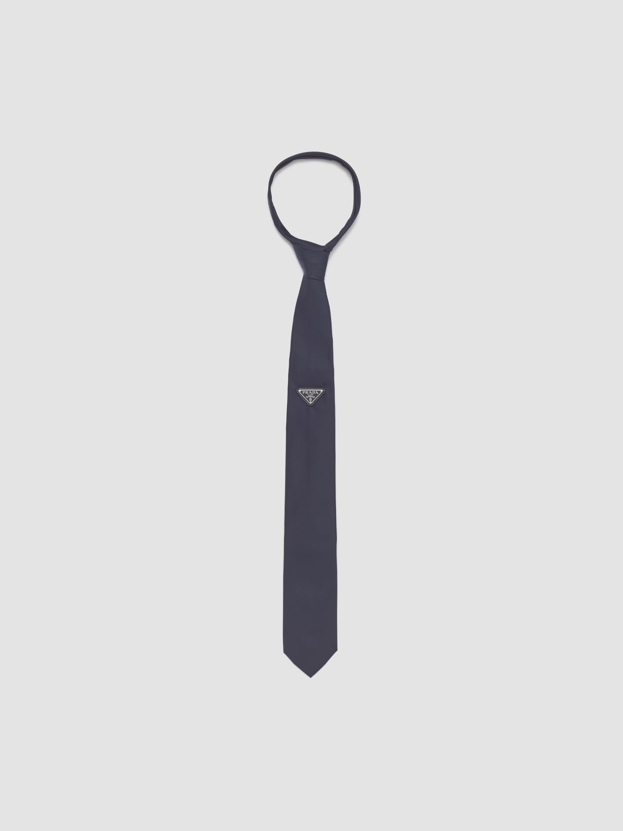 Re-Nylon Gabardine Tie in Black
