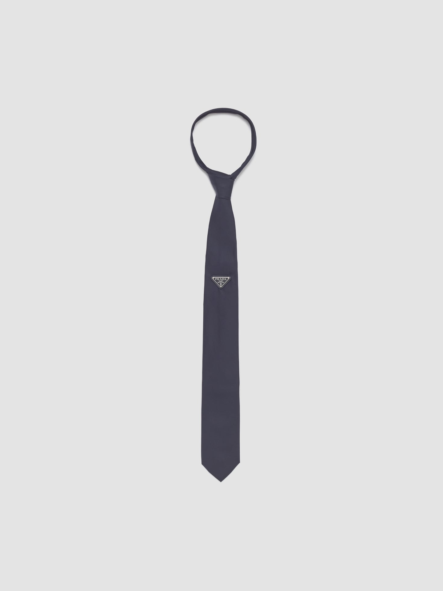 Re-Nylon Gabardine Tie in Black
