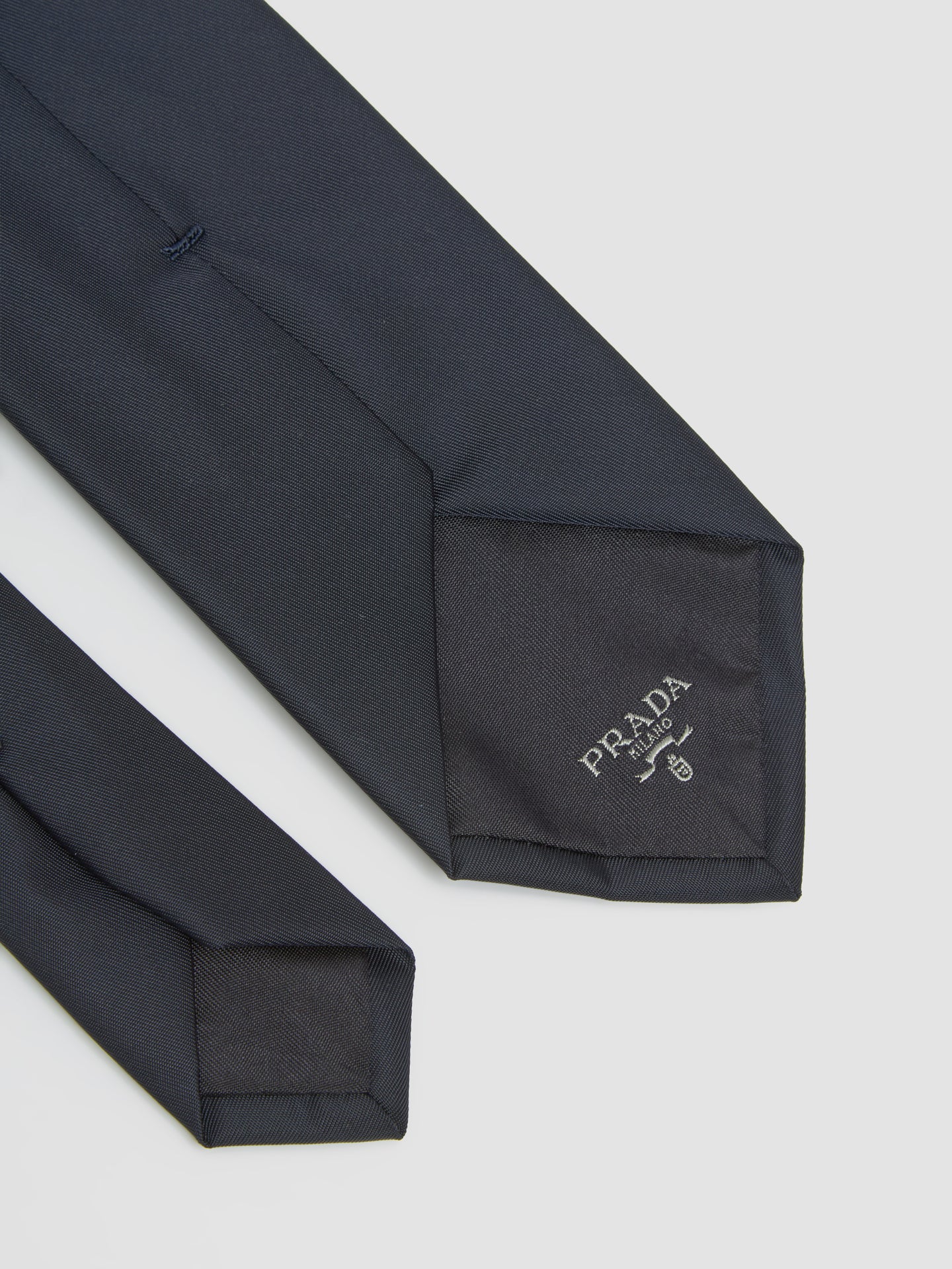 Re-Nylon Gabardine Tie in Black