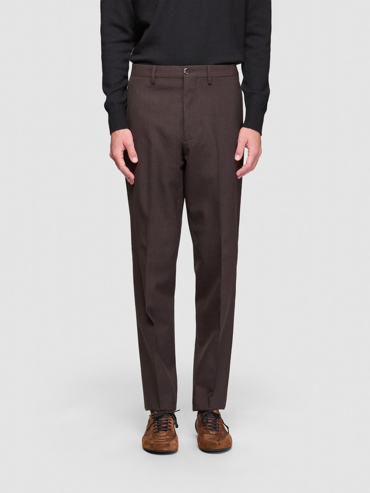 Wool Pants in Ebony