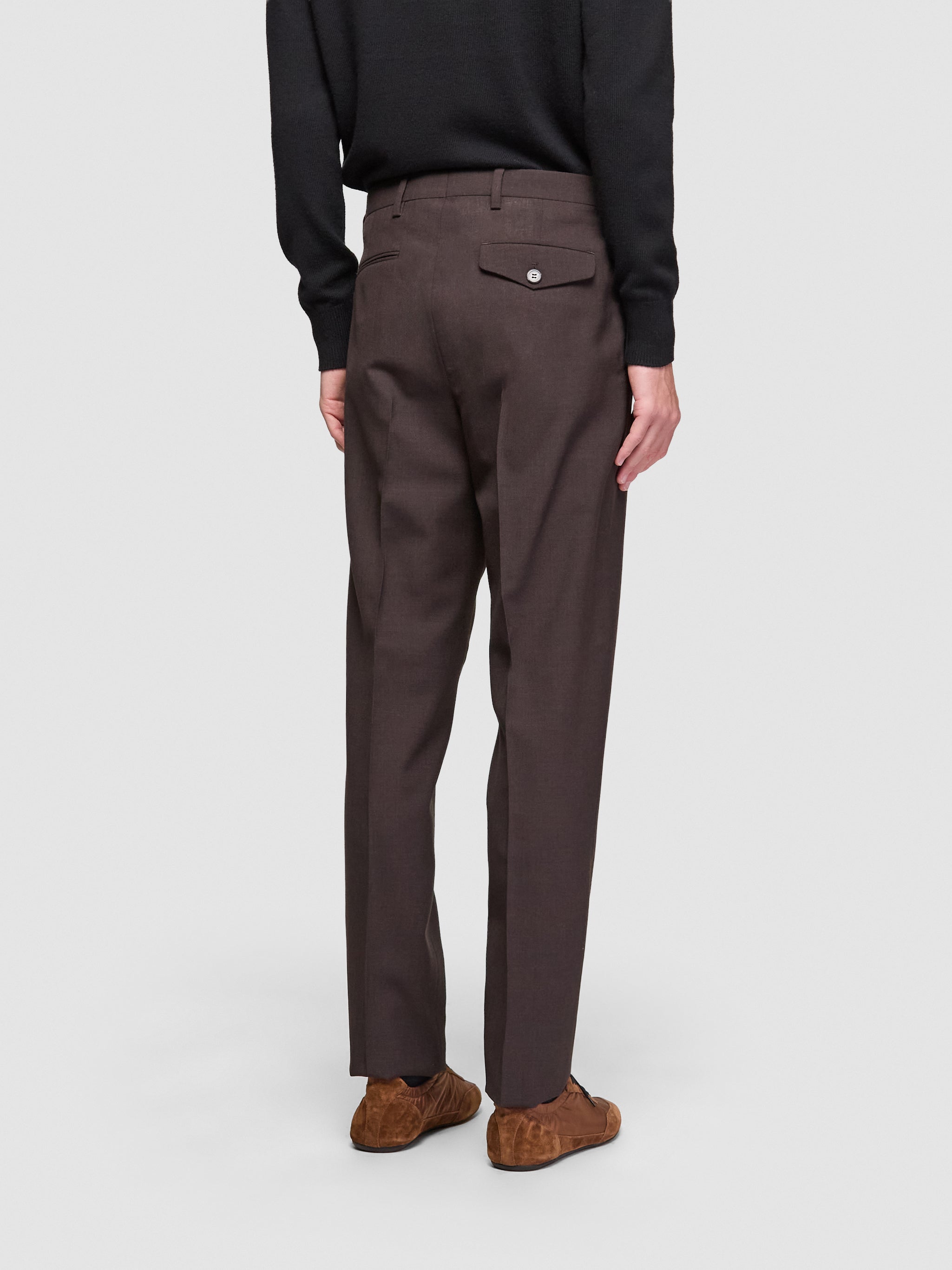 Wool Pants in Ebony