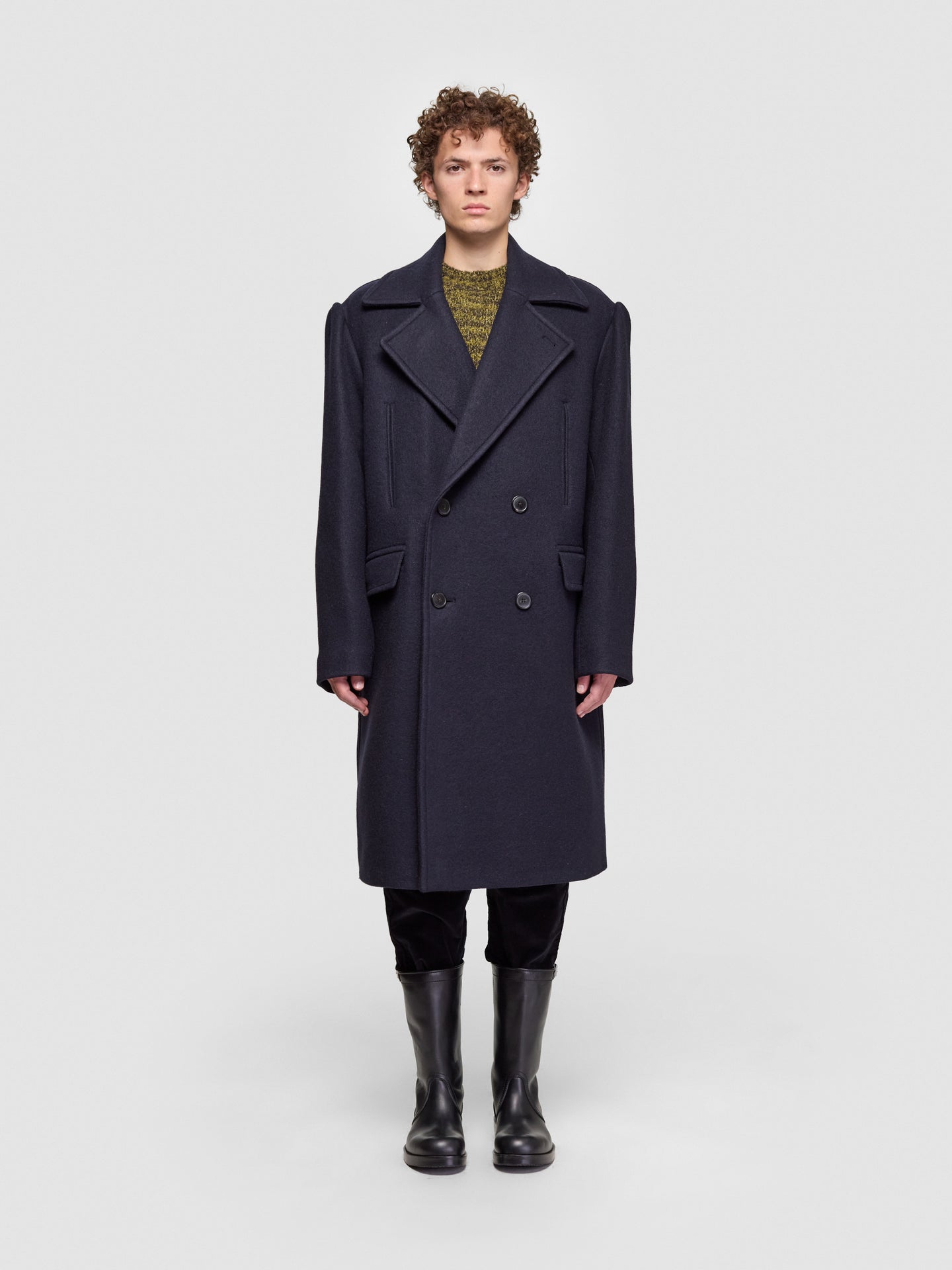 Racos Bis Coat in Midnight