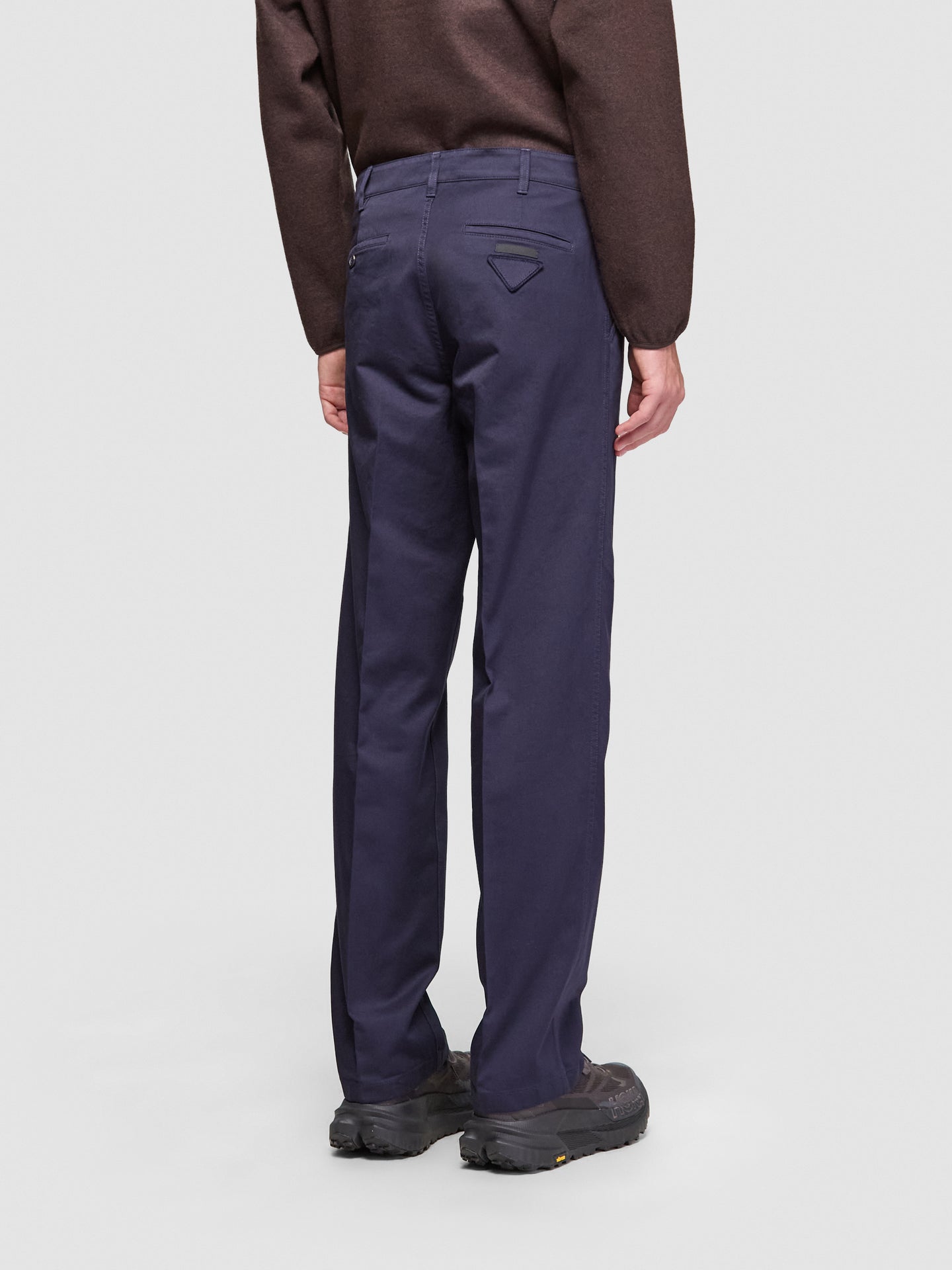 Cotton Chino Pants in Navy