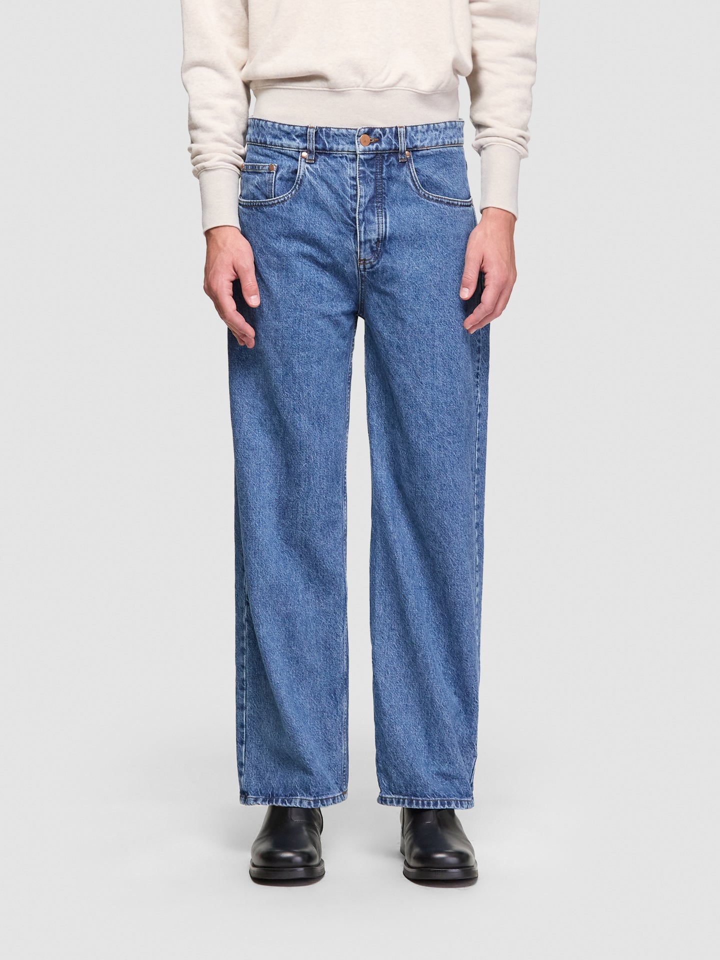 Beto Wide Jeans in Indigo Denim