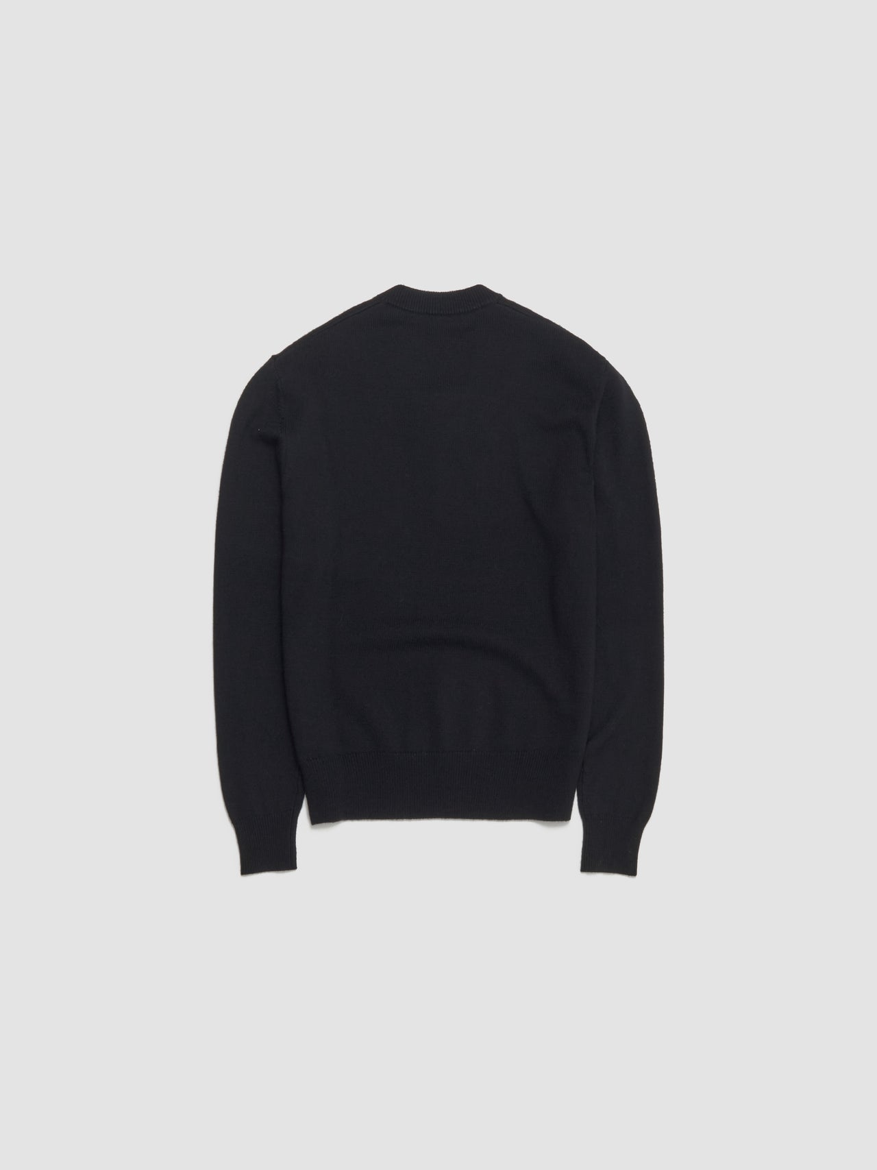 Moon Merino V-Neck in Black