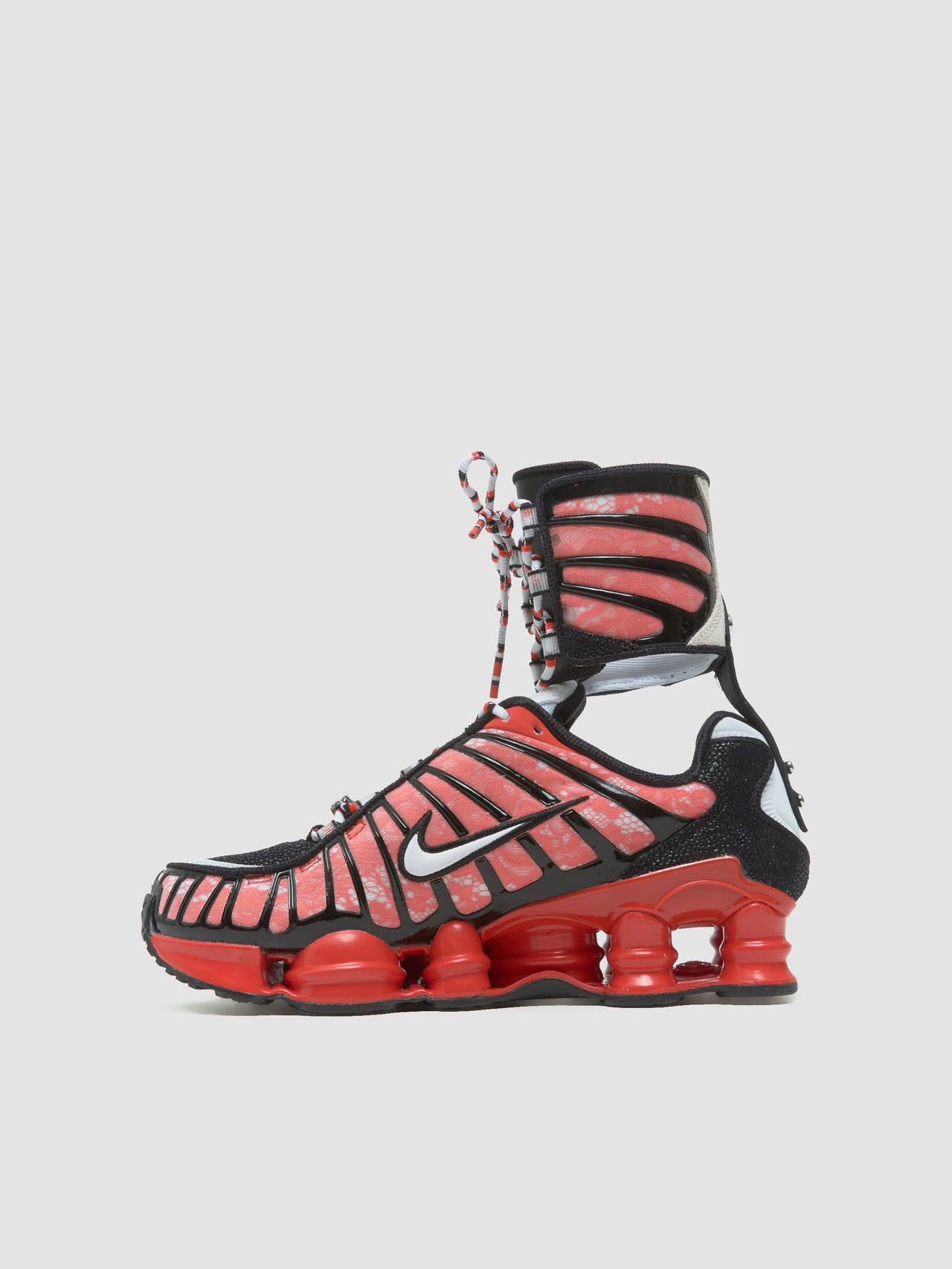x Riccardo Tisci WMNS Shox TL Sneaker in Habanero Red & White