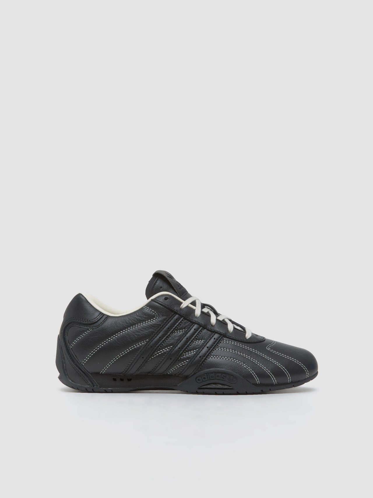 Adiracer LO Sneaker in Black & Cream White