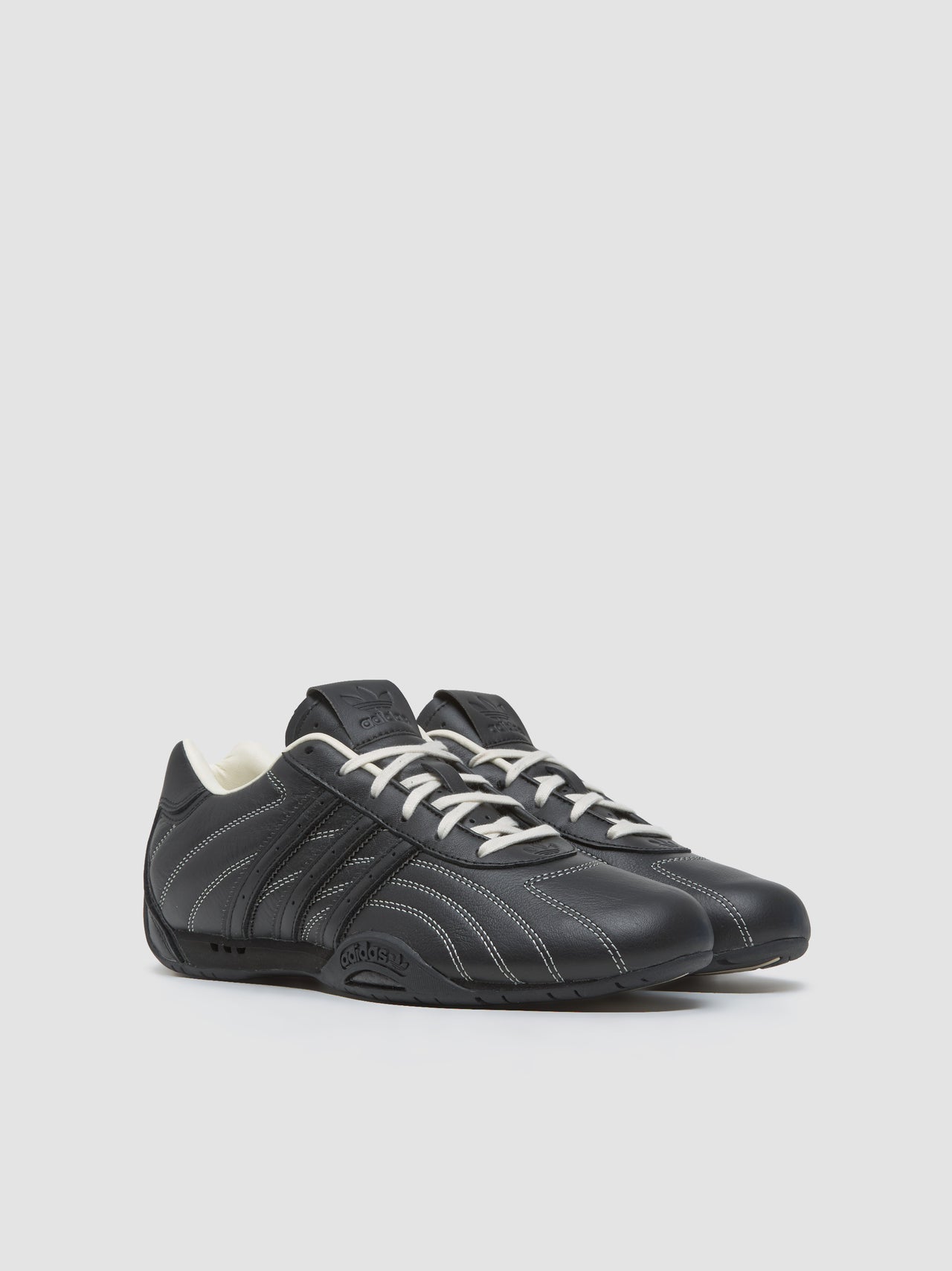 Adiracer LO Sneaker in Black & Cream White