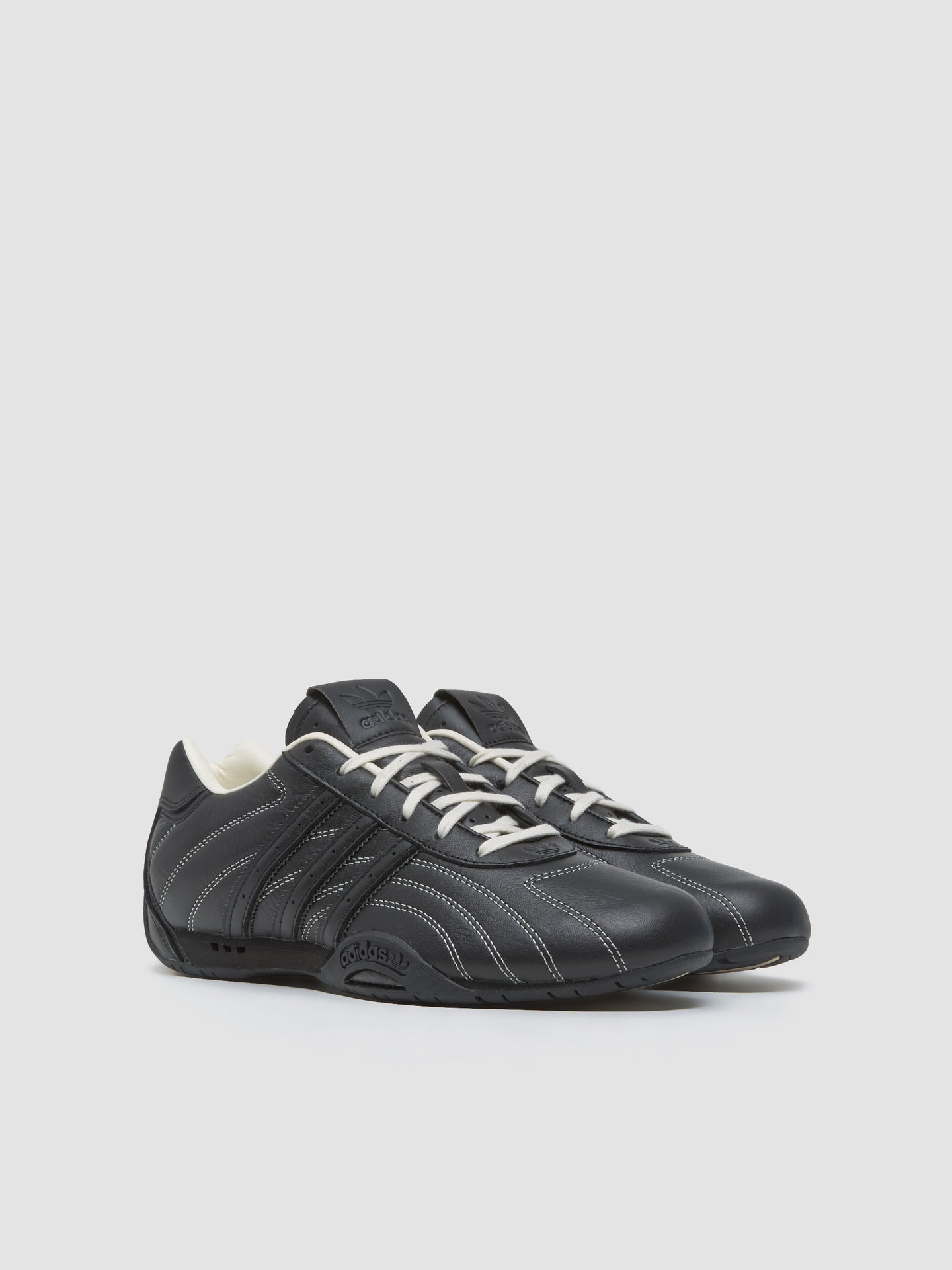Adiracer LO Sneaker in Black & Cream White