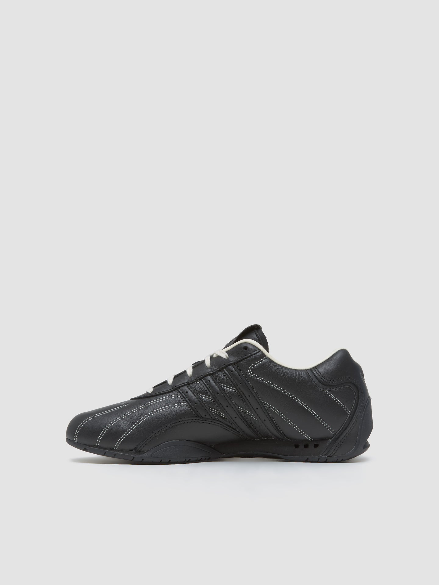 Adiracer LO Sneaker in Black & Cream White