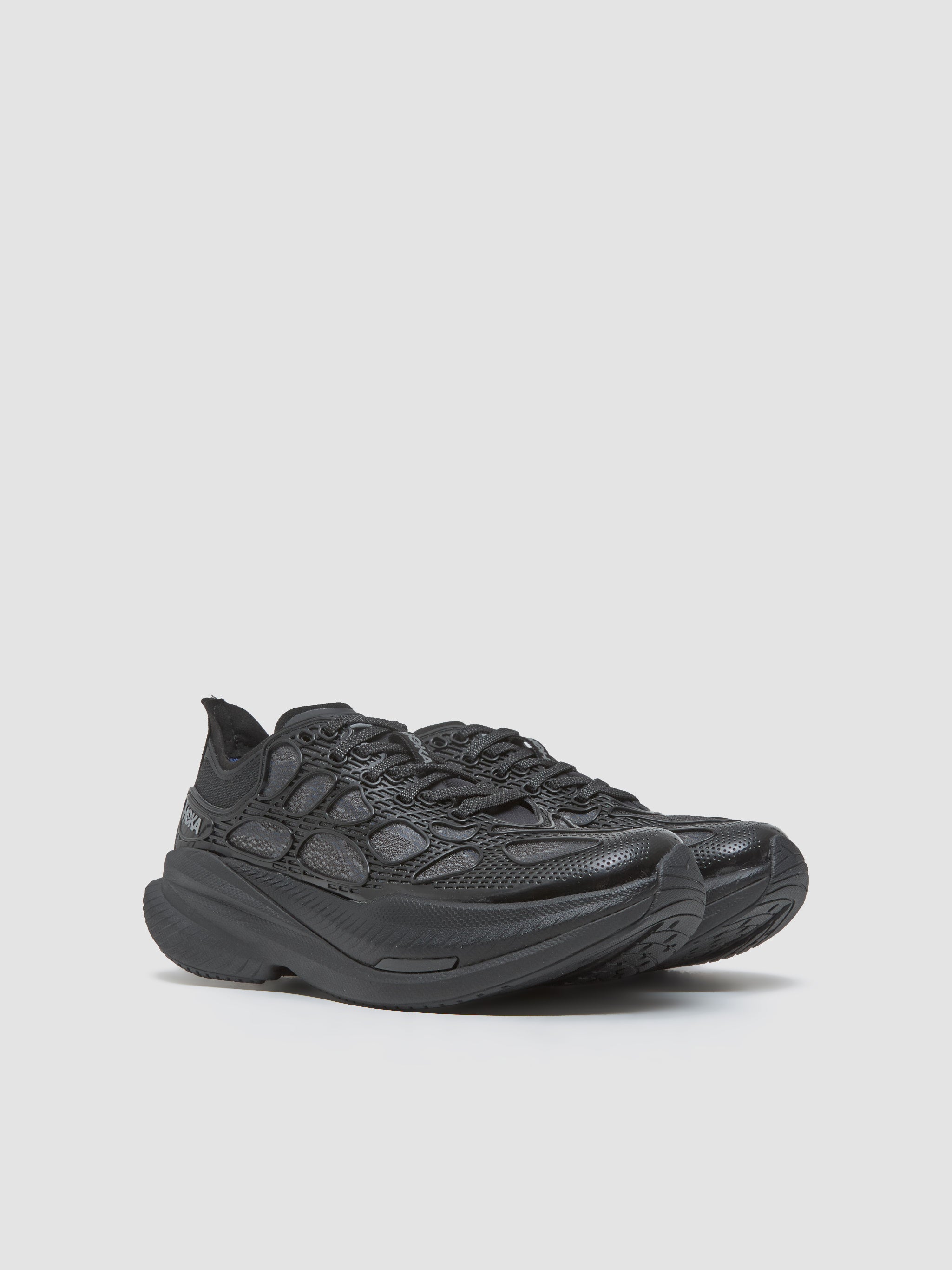 Mach X Caged Sneaker in Black & Midnight Blue