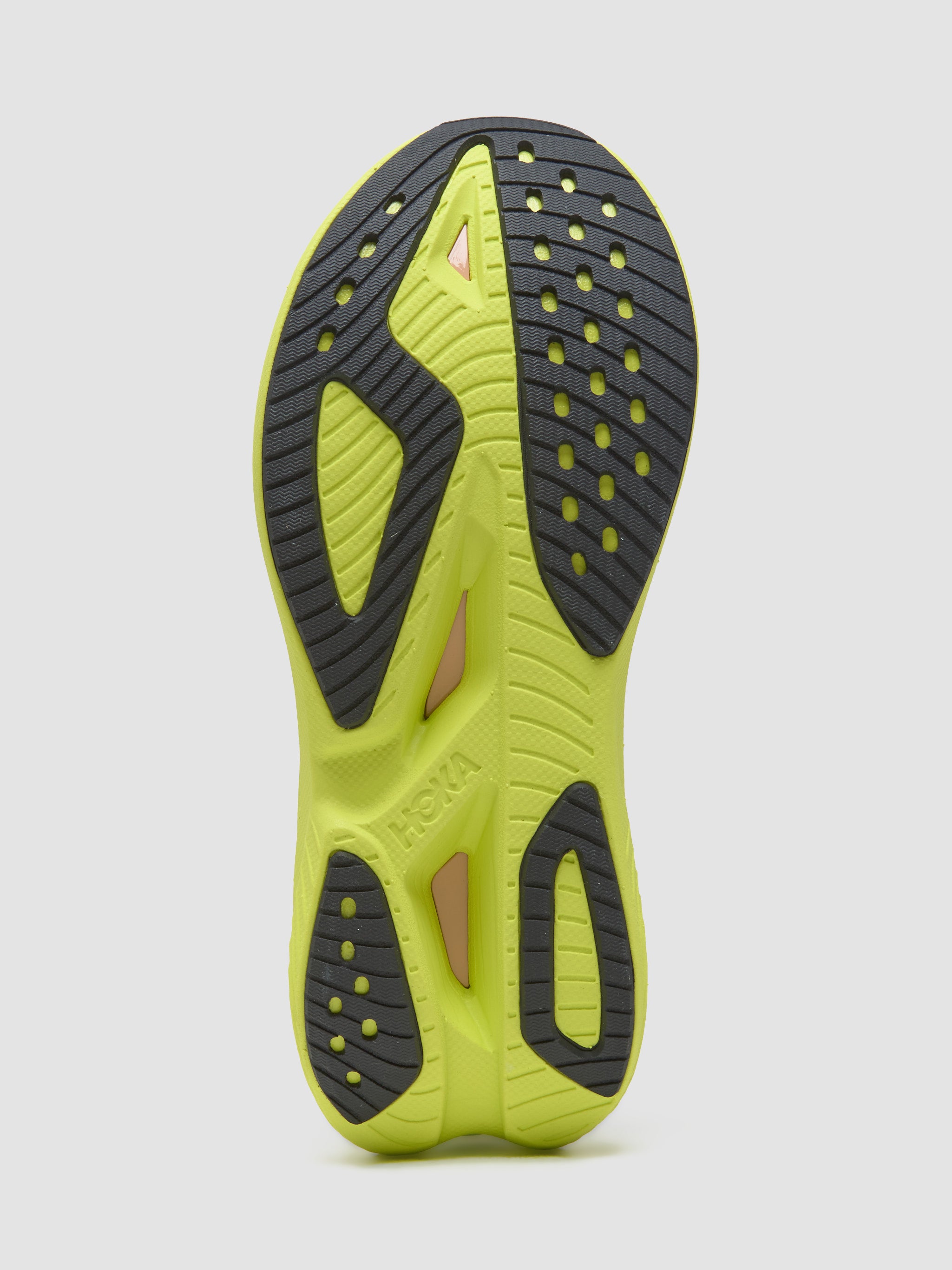 Mach X Caged Sneaker in Pea Green & Hoka Citrus