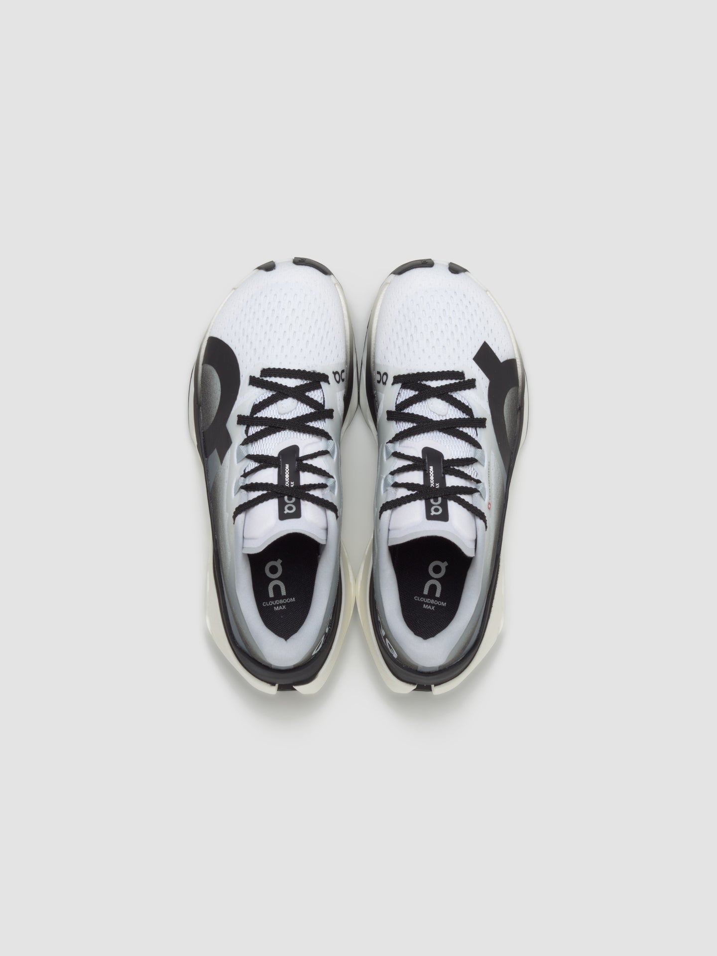 Men's Cloudboom Max Sneaker in White & Black