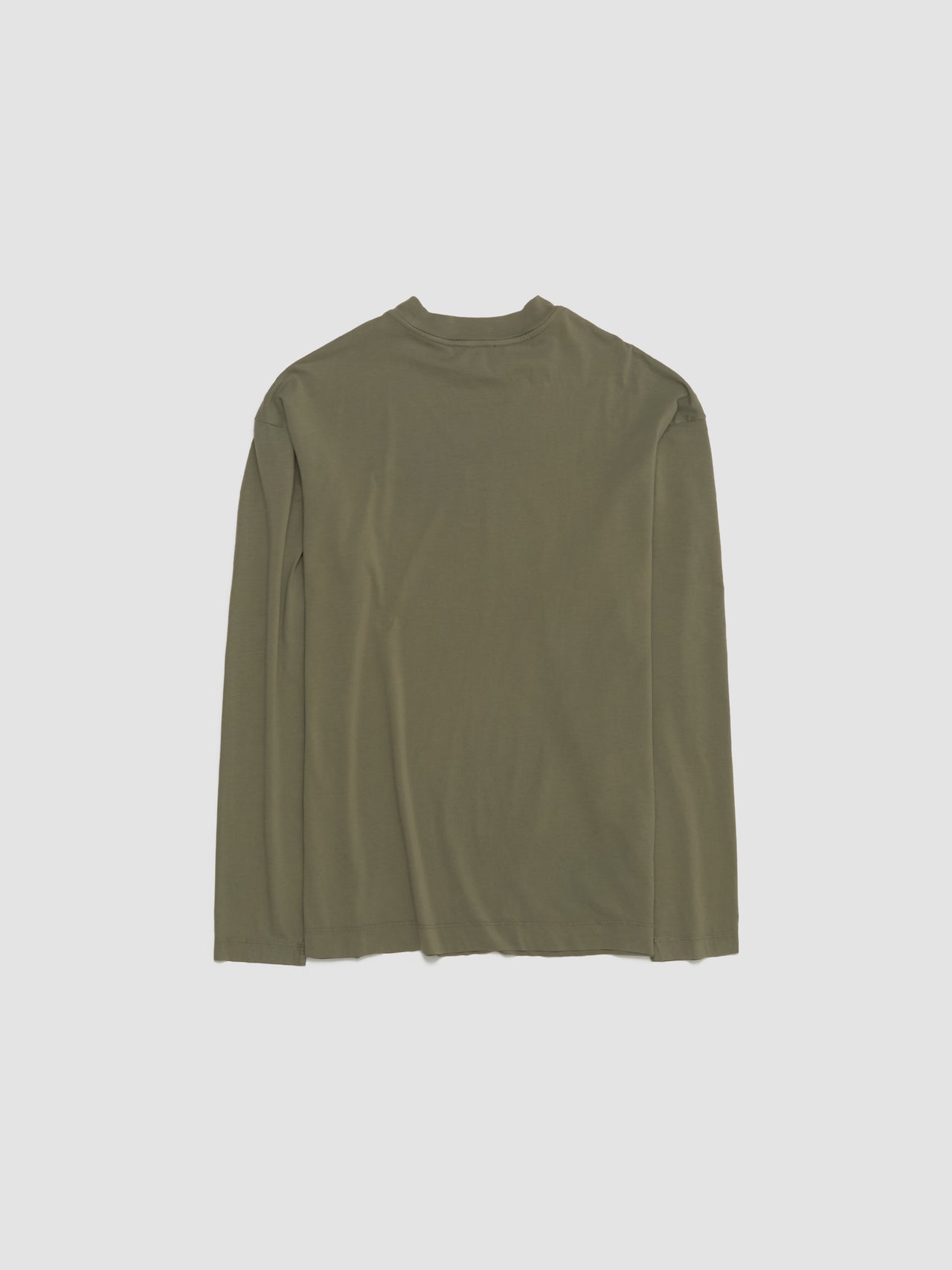 Full Long Sleeve T-Shirt in Washed Army Green