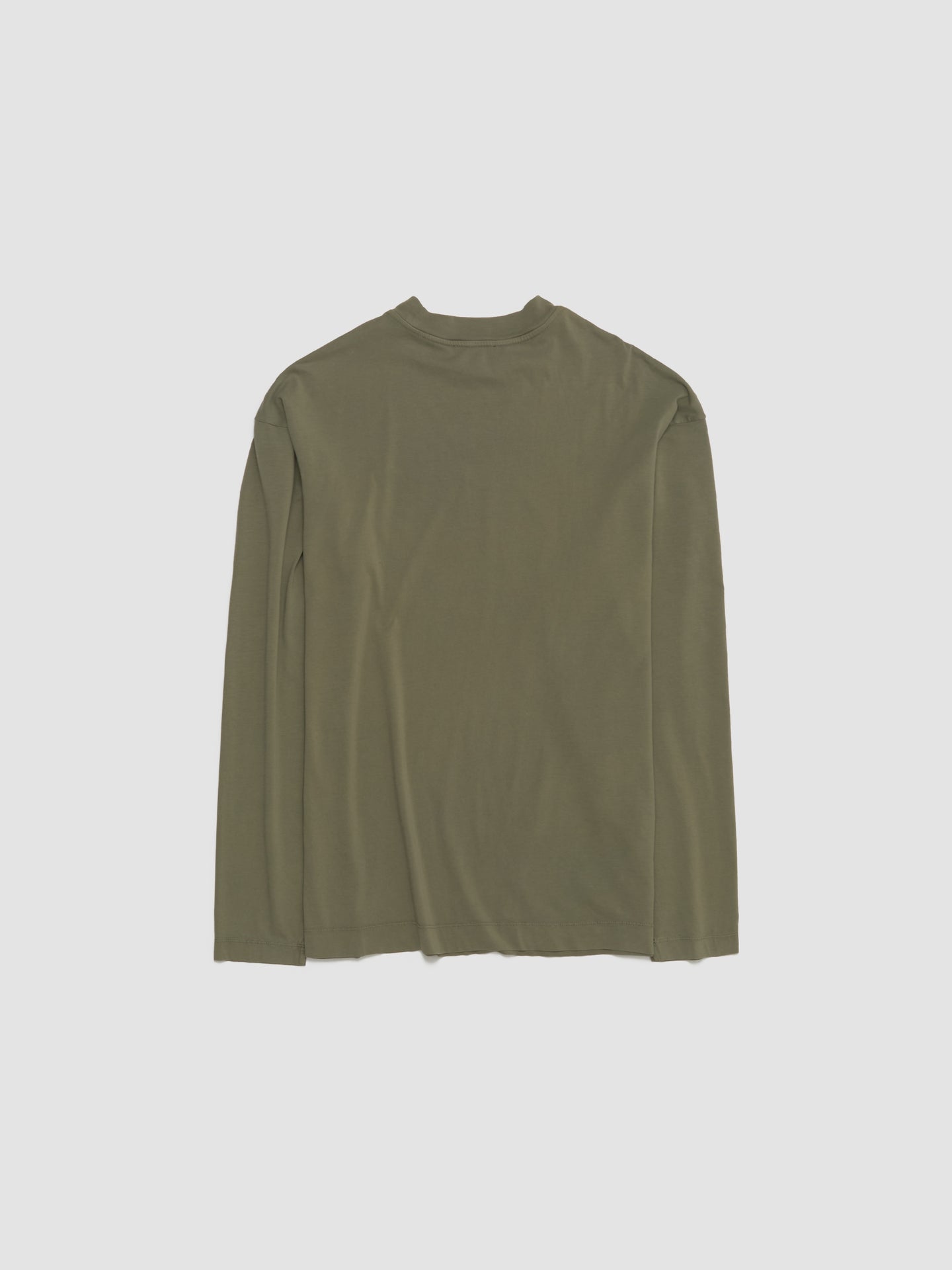 Full Long Sleeve T-Shirt in Washed Army Green