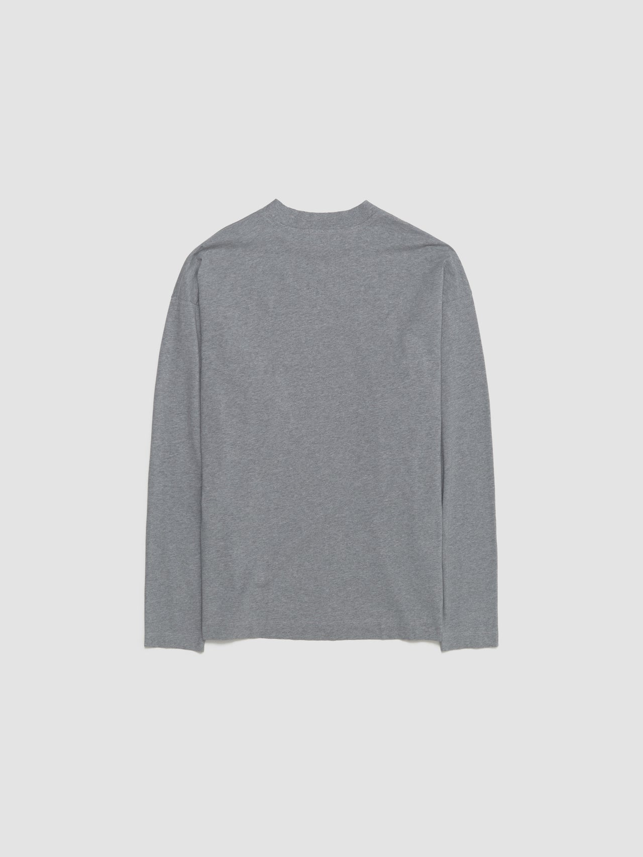 Full Long Sleeve T-Shirt in Grey Melange