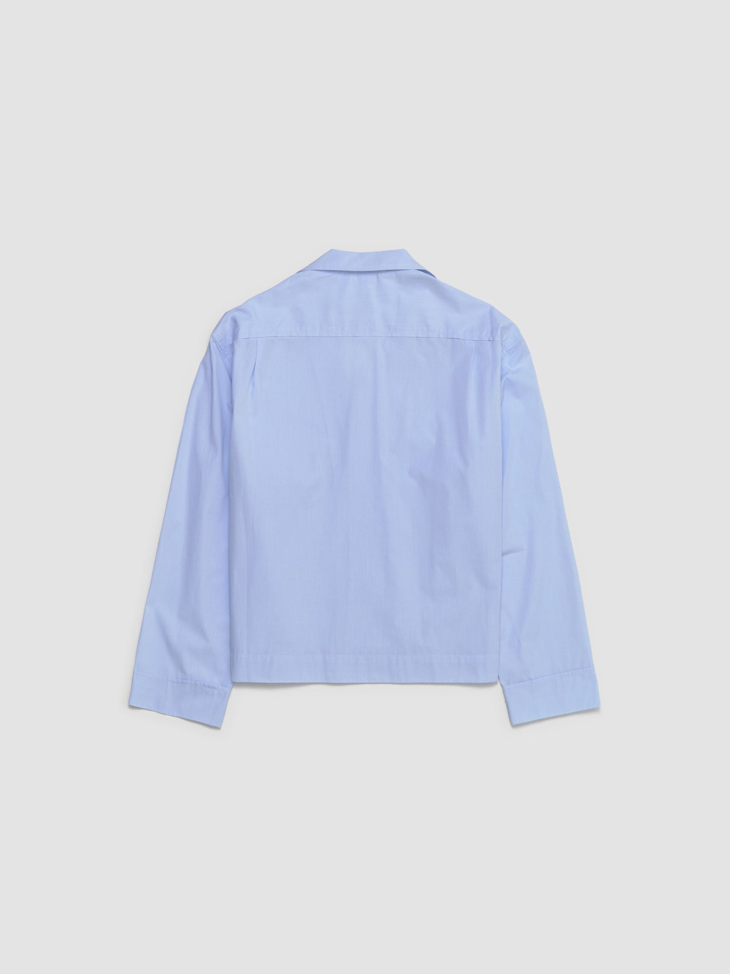 Space Shirt in Light Blue Dots Jacquard