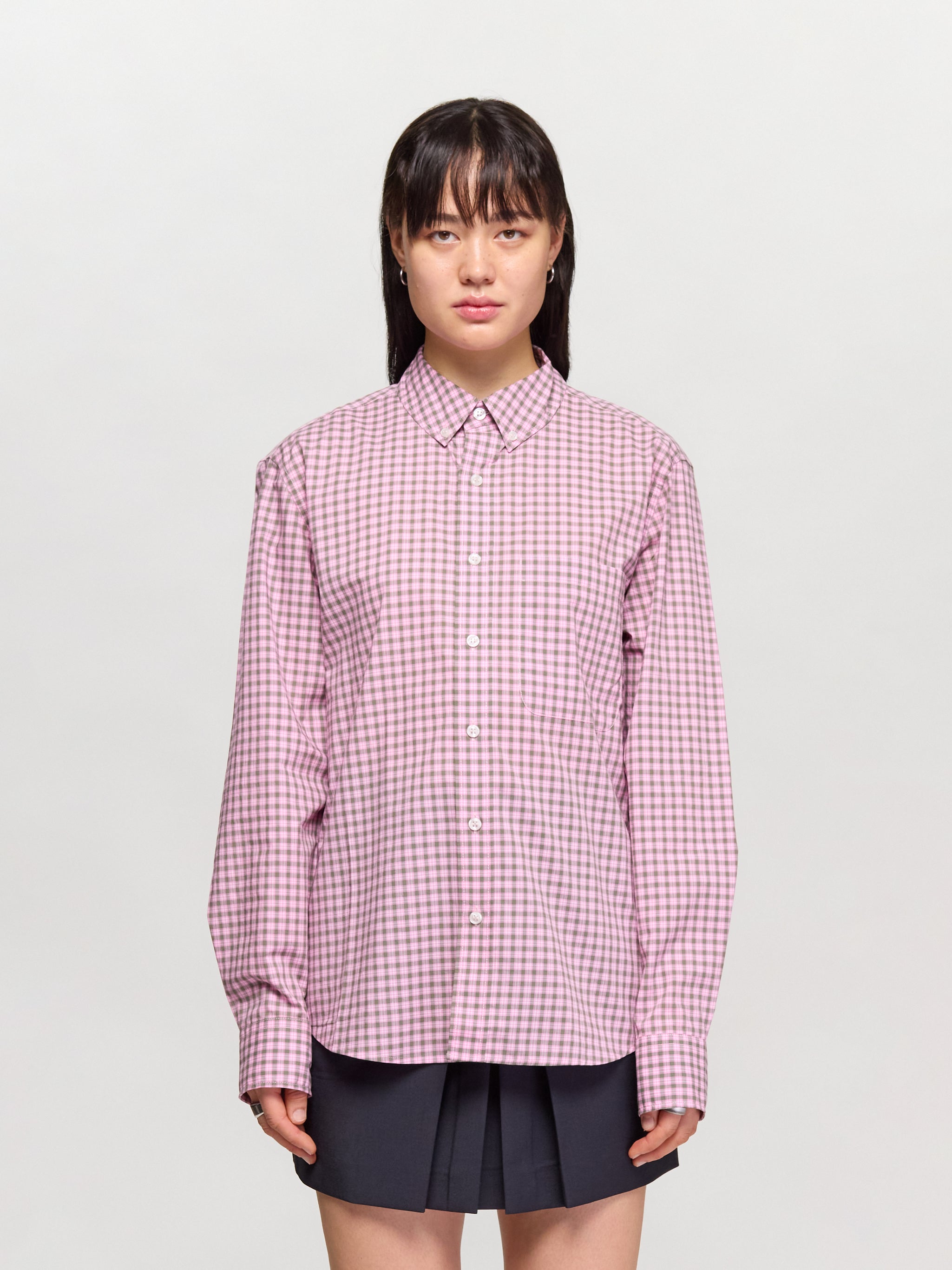 Jeremy Long Sleeve Shirt in Red