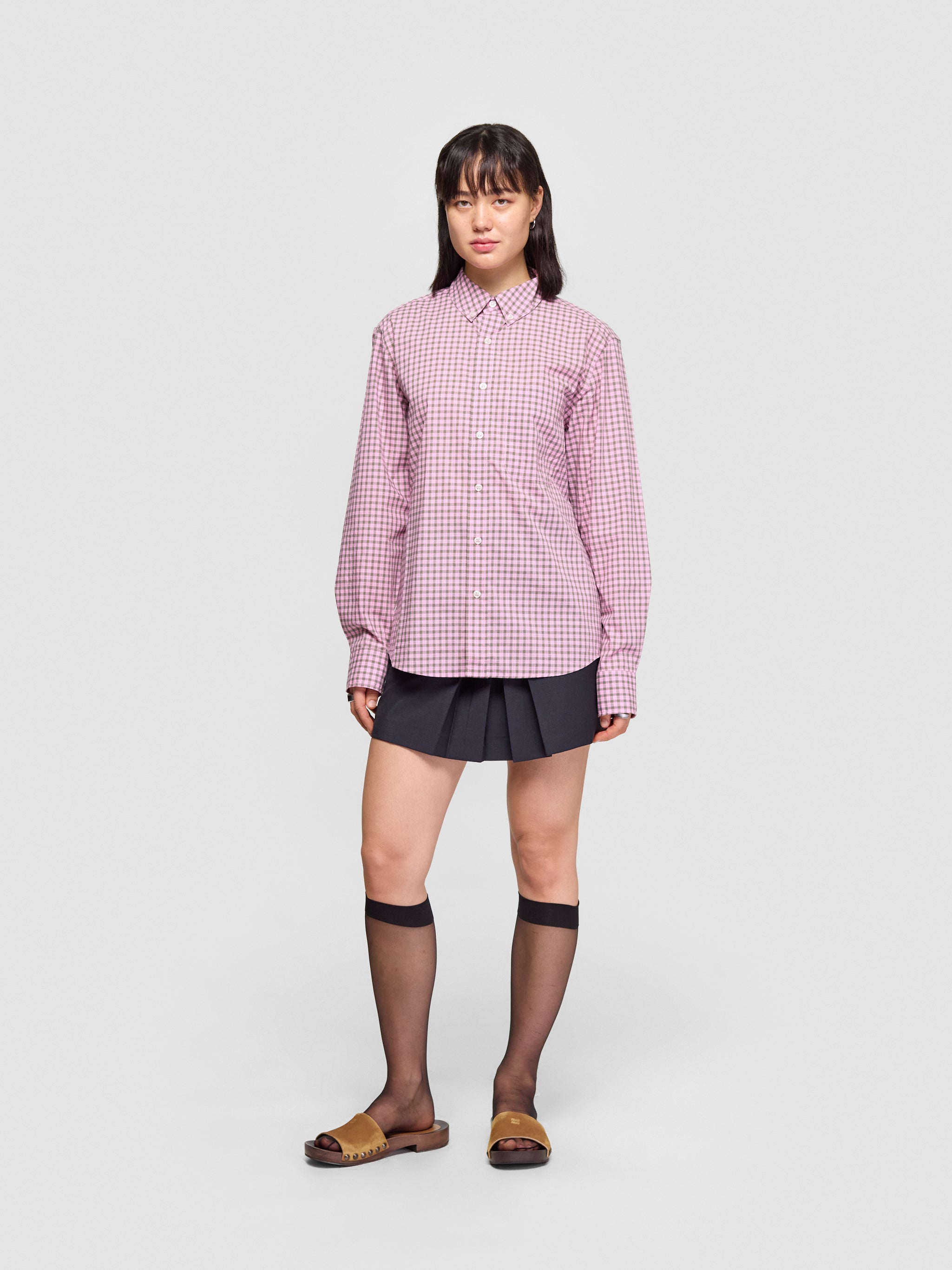 Jeremy Long Sleeve Shirt in Red