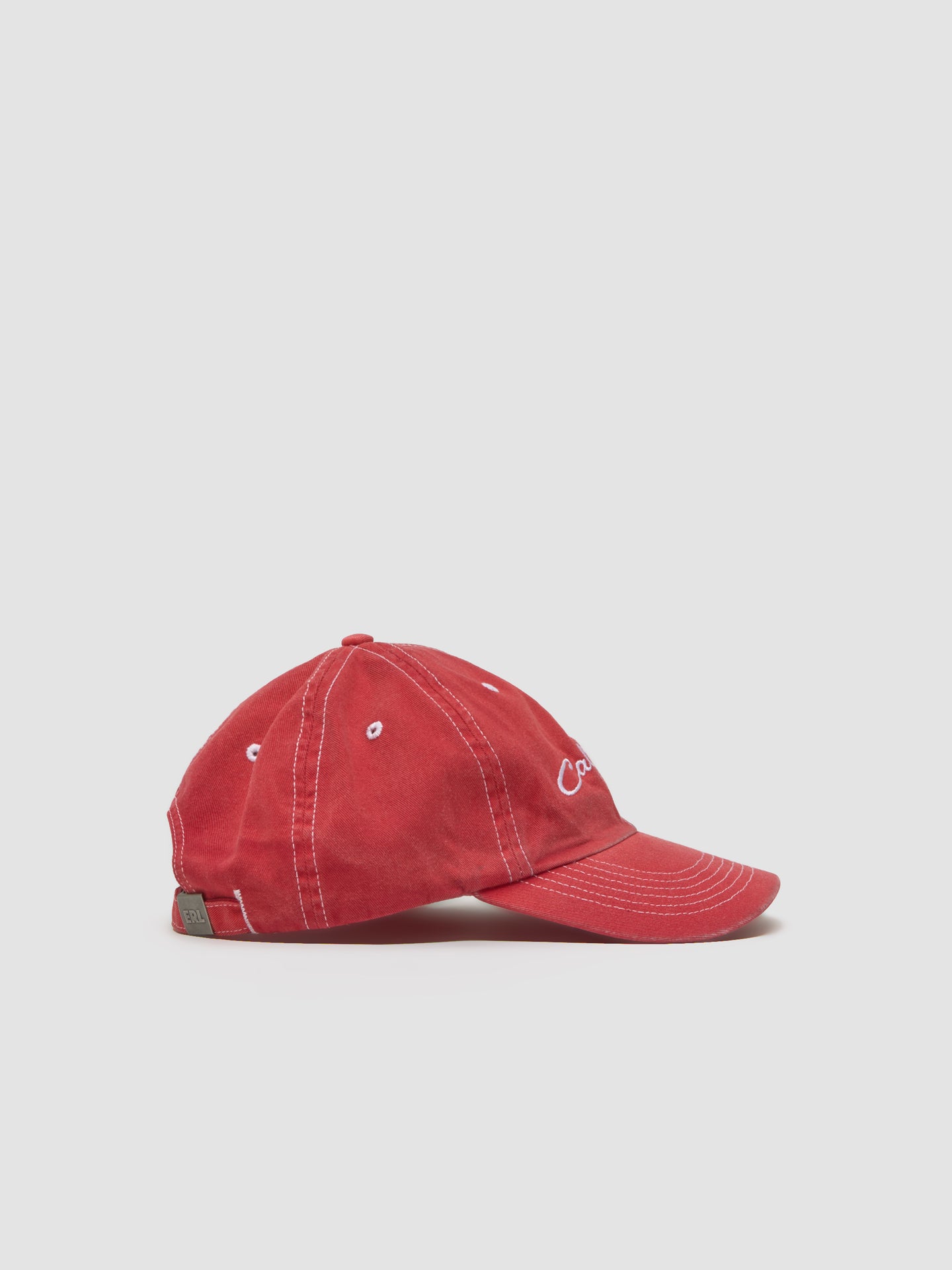 California Embroidered Cap in Red
