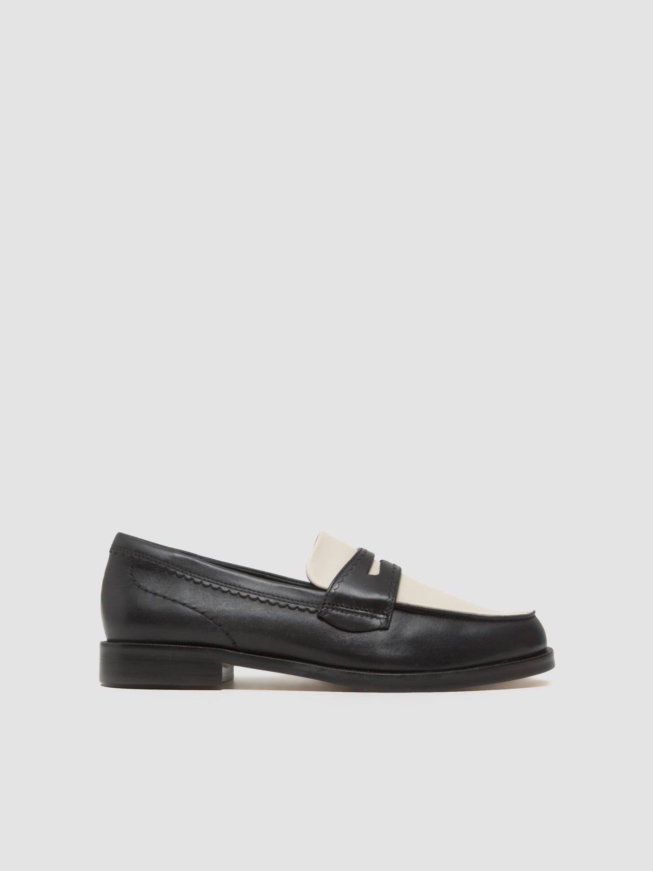 Straven Edge Loafers in Black Combination Leather