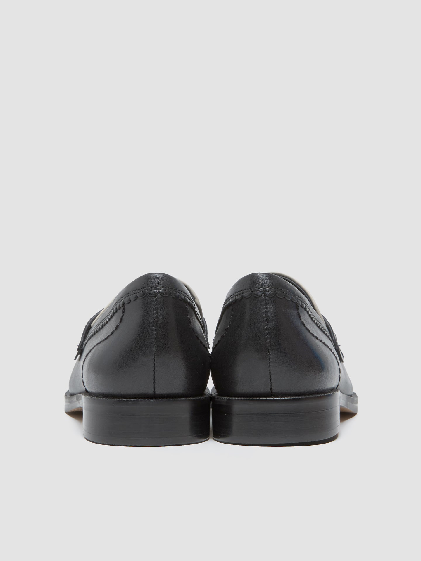 Straven Edge Loafers in Black Combination Leather