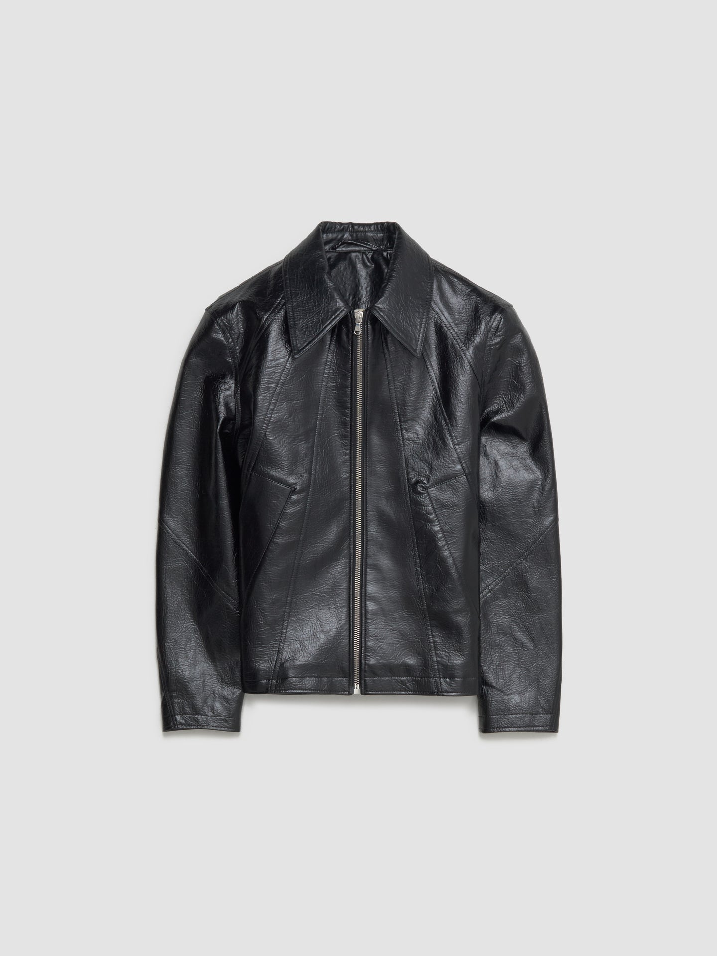 Duke Jacket in Faux Memory Leather